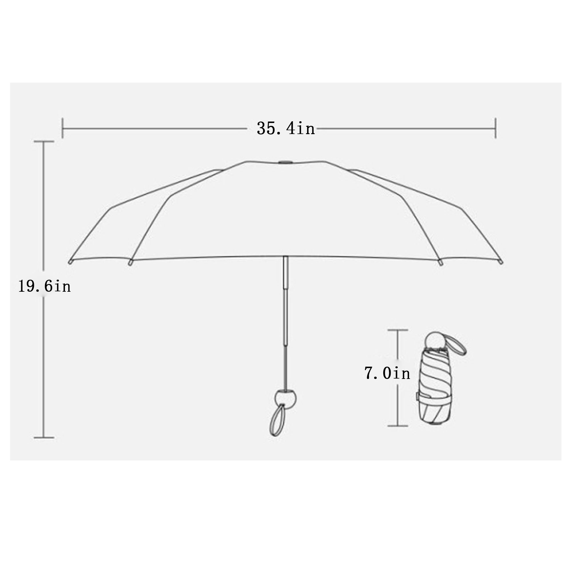 Stylish Capsule Umbrella: Portable and Practical 6