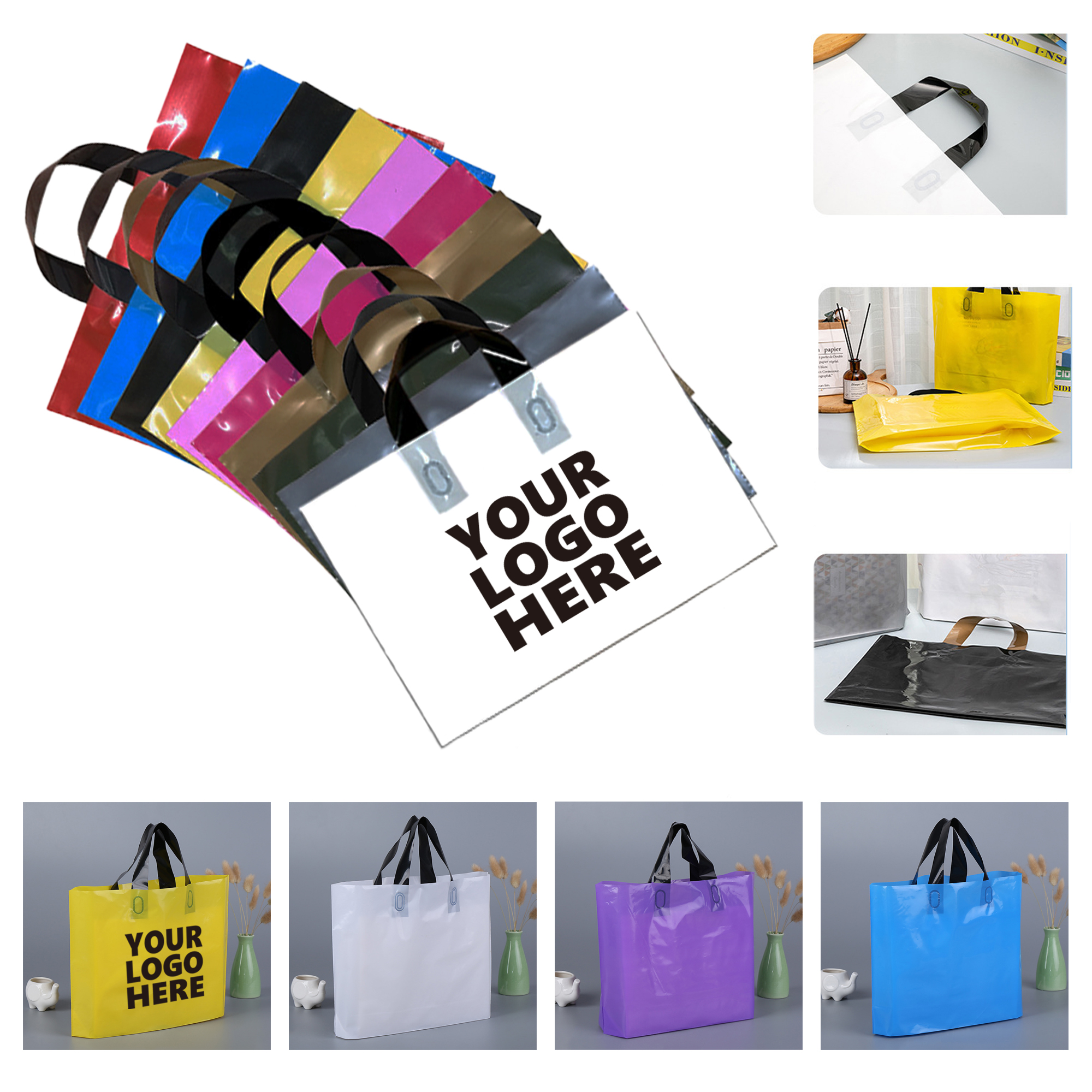 PE Plastic Handle Shopping Bag 4