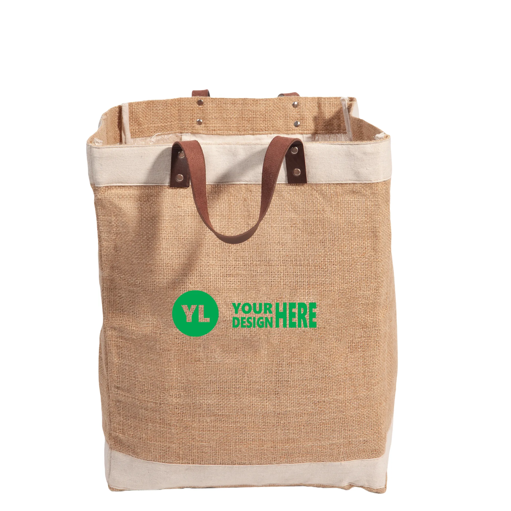 Eco-Friendly Jute Tote Bag, custom tote bag with logo imprint 6