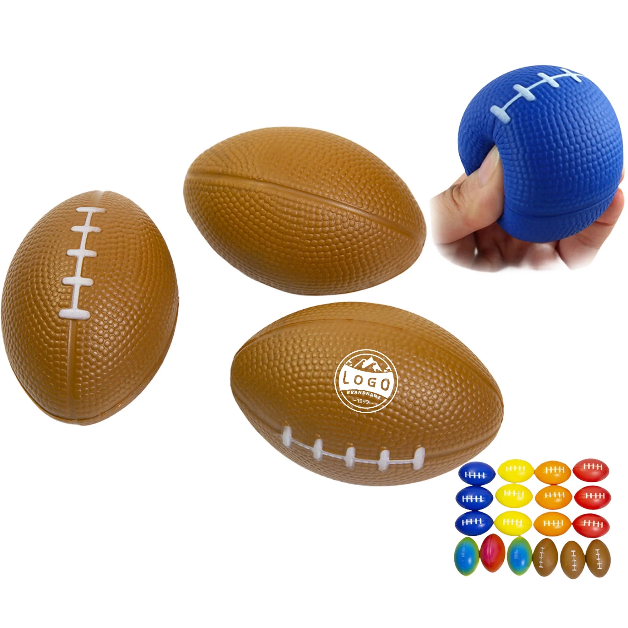 MOQ20 3.6" PU Decompression Football 5