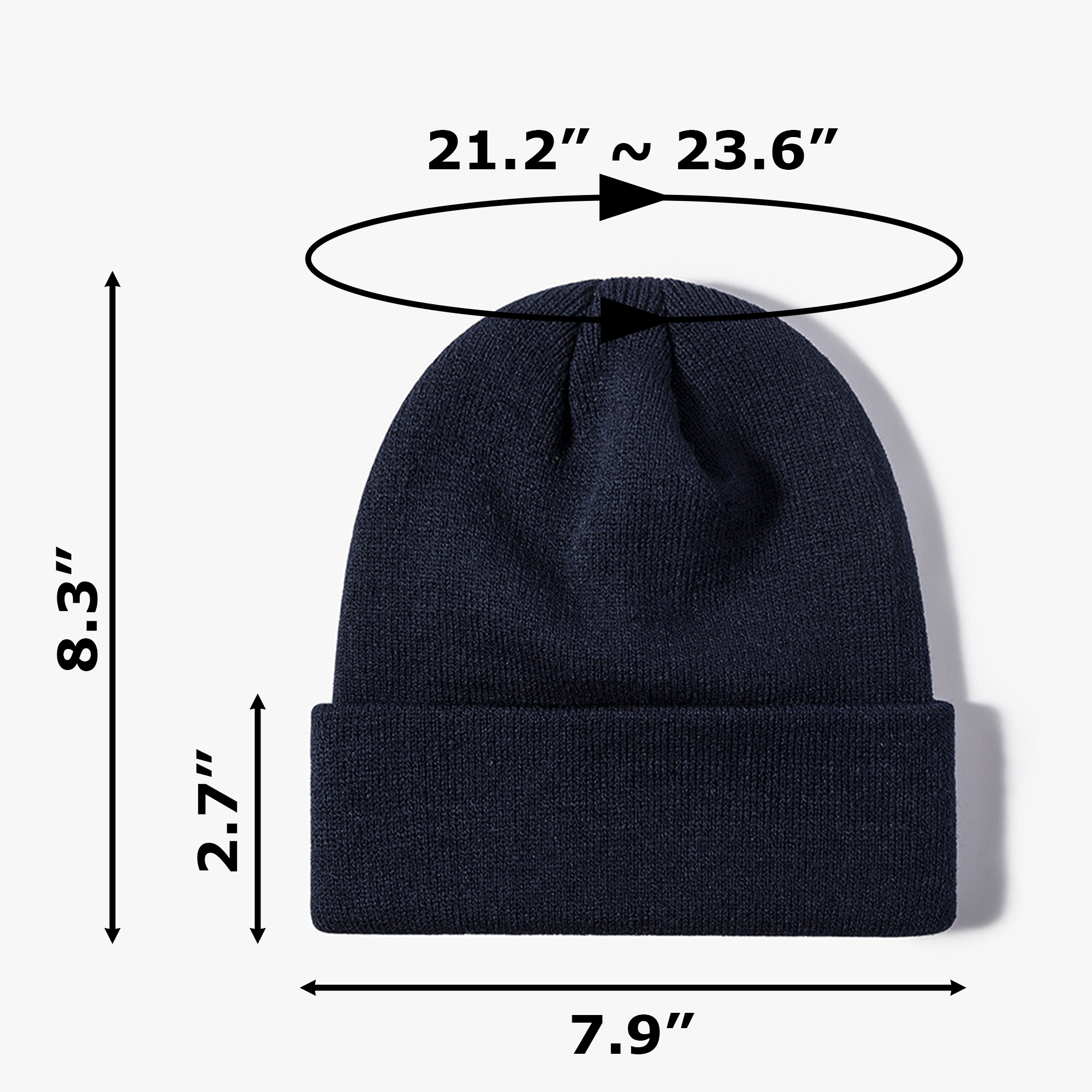 Custom Warm Acrylic Knitted Hat 3