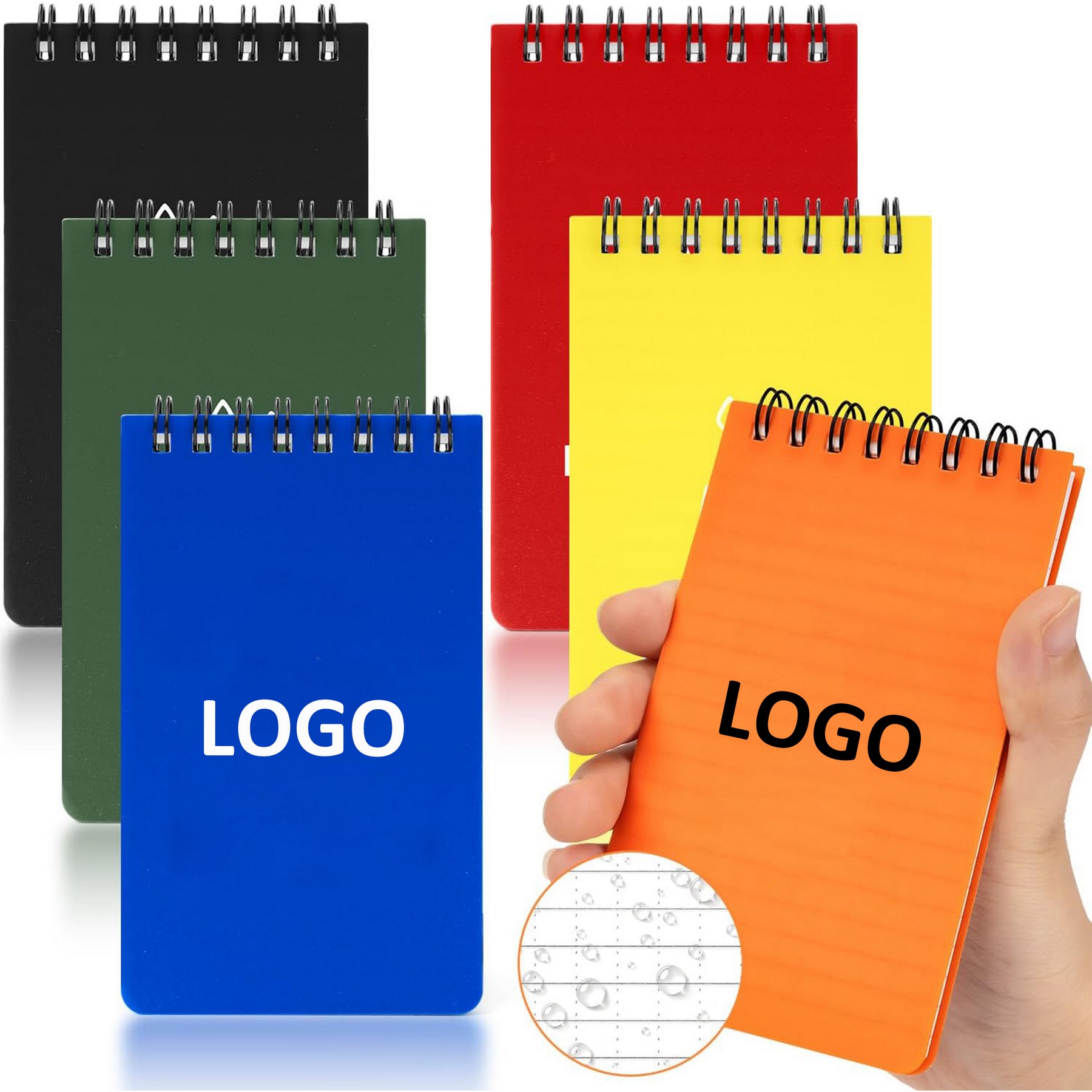 Mini Weatherproof Spiral Notebook & Notepad