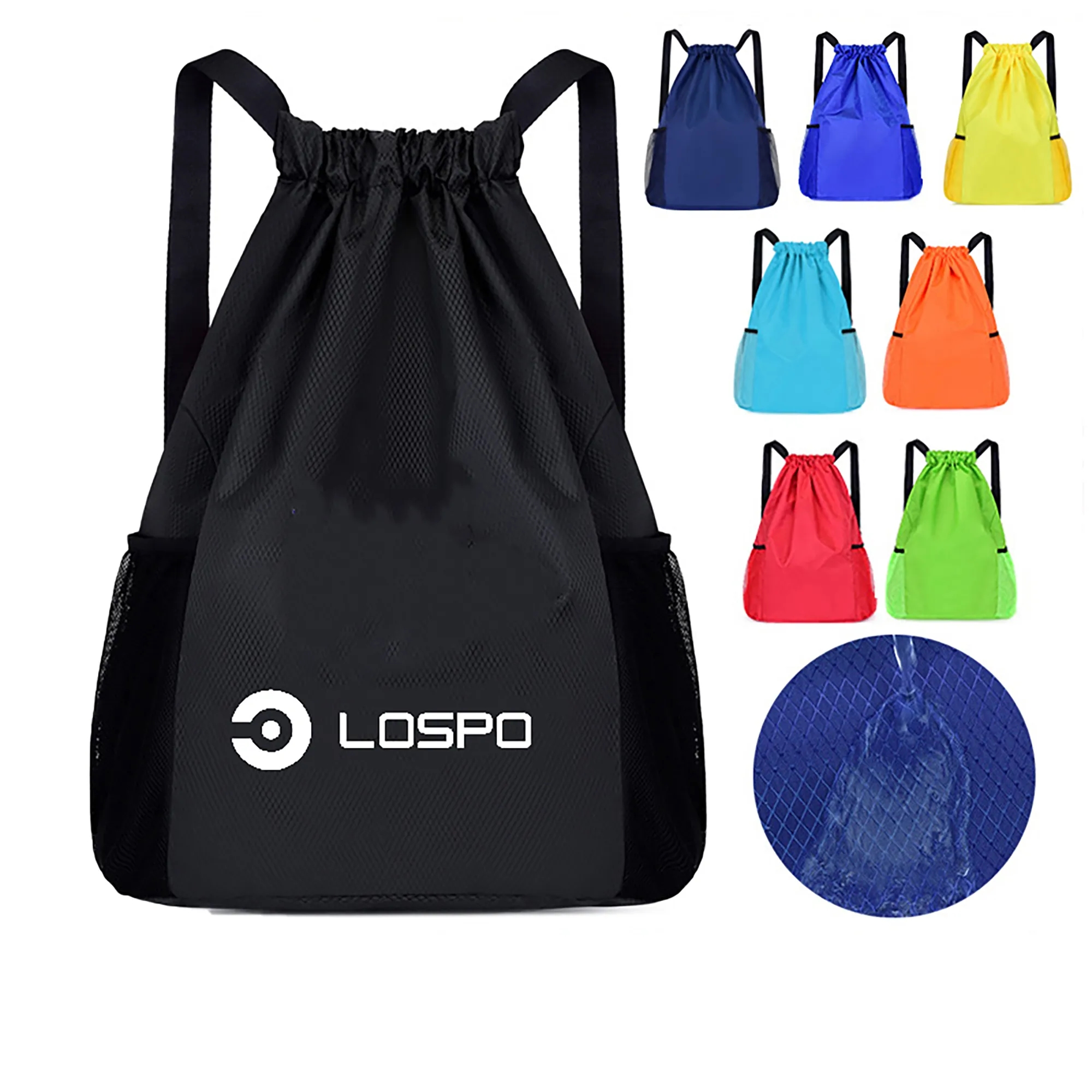 Nylon Drawstring Bag MOQ 100PCS
