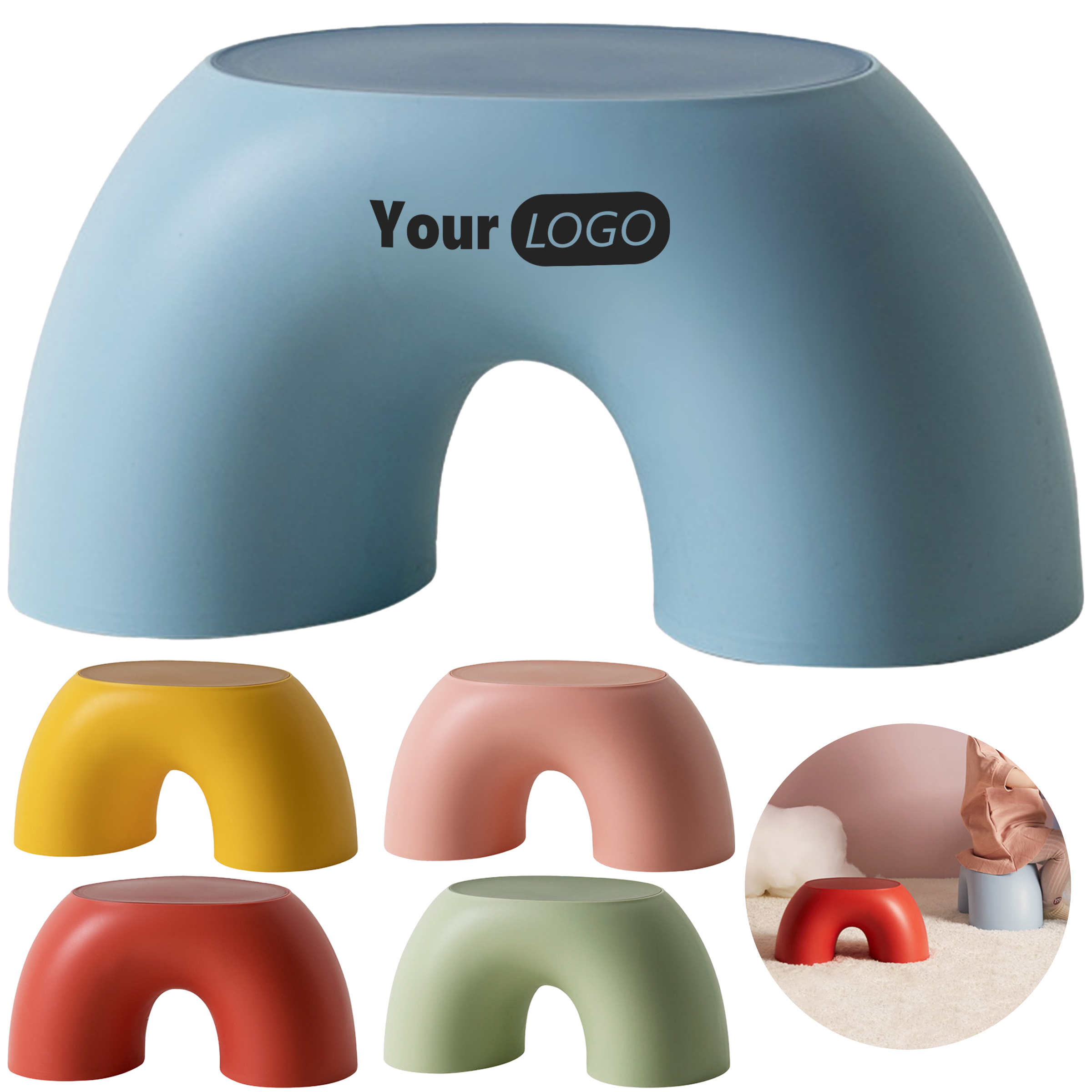 Polypropylene Simple And Durable Anti Slip Stool 10