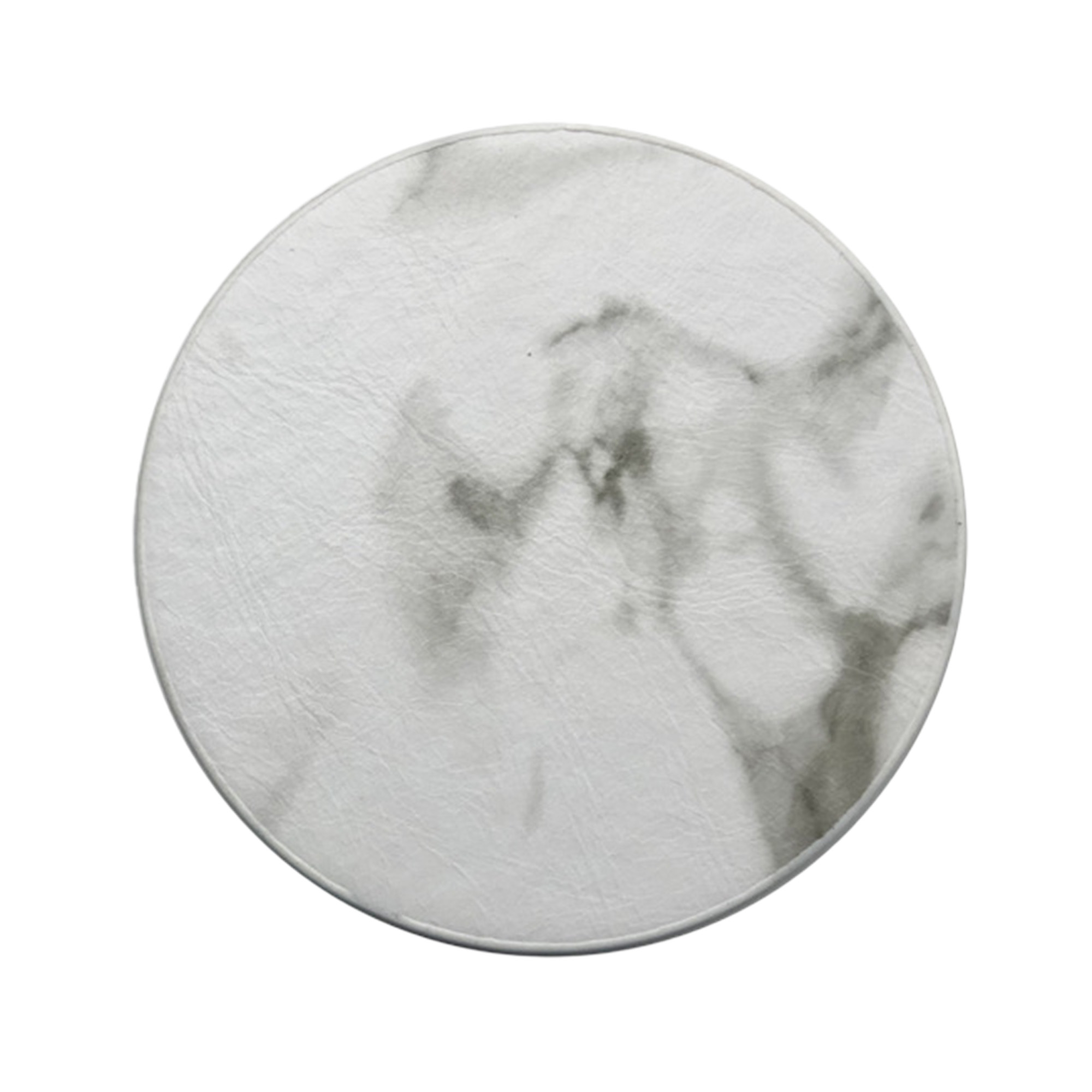 Customized 4'' Round PU Leather Coaster 10