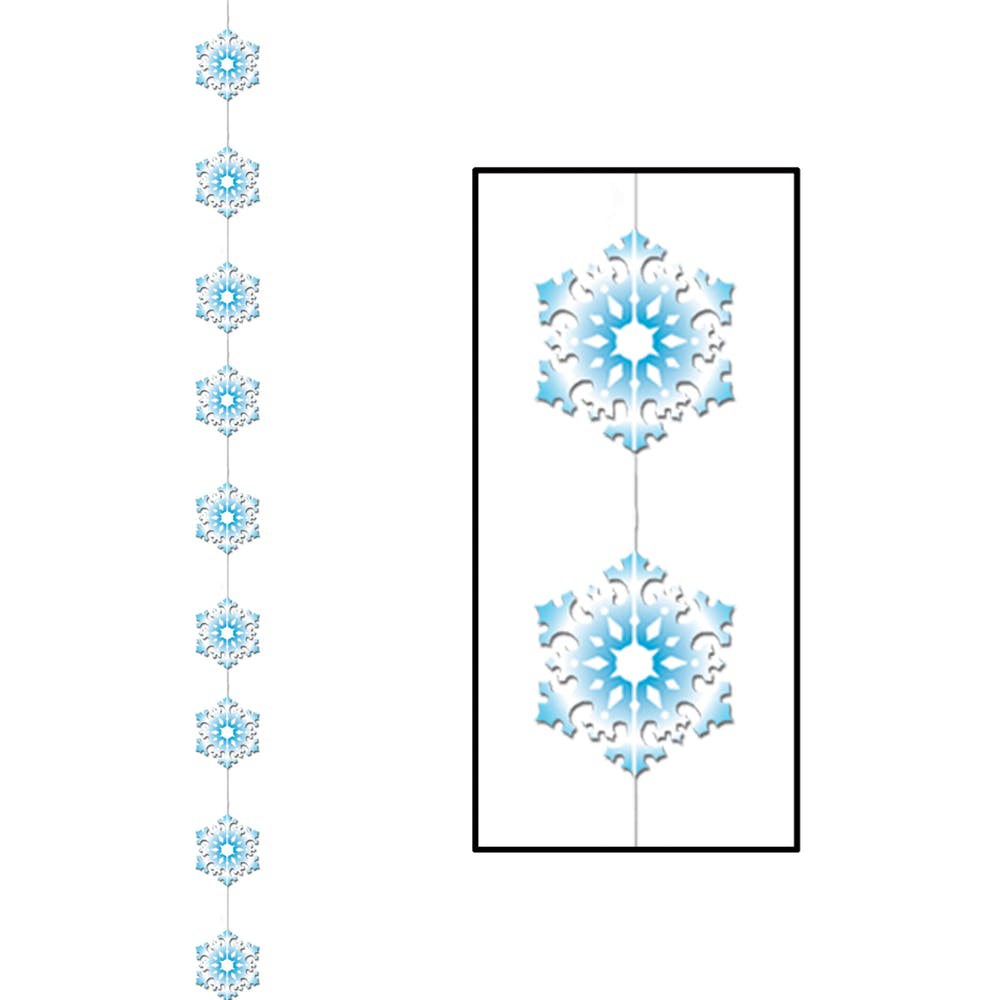Snowflake Stringers - White & Blue 6' 6" 3