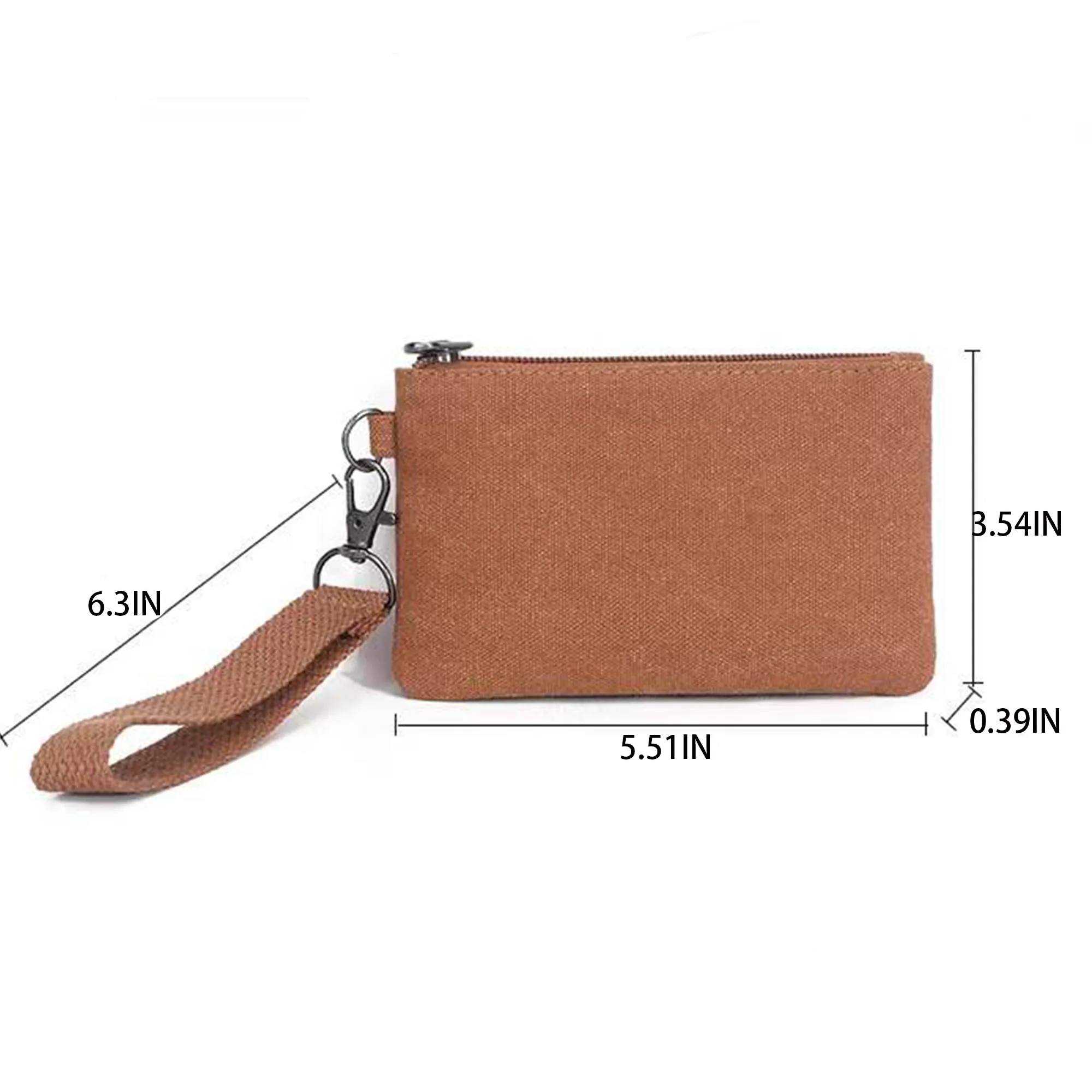 New Canvas Coin Purse With Customizable Logo 6