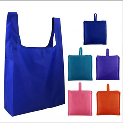 Portable Oxford folding tote shopping bag