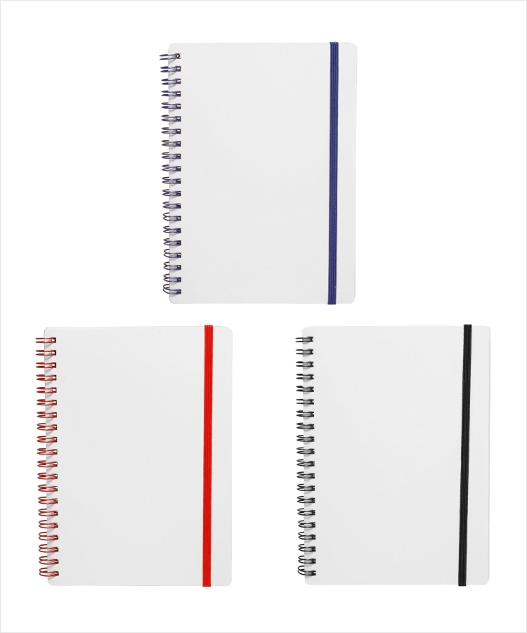 Frosted Eco Spiral Notebook Jotter, Full Color 7