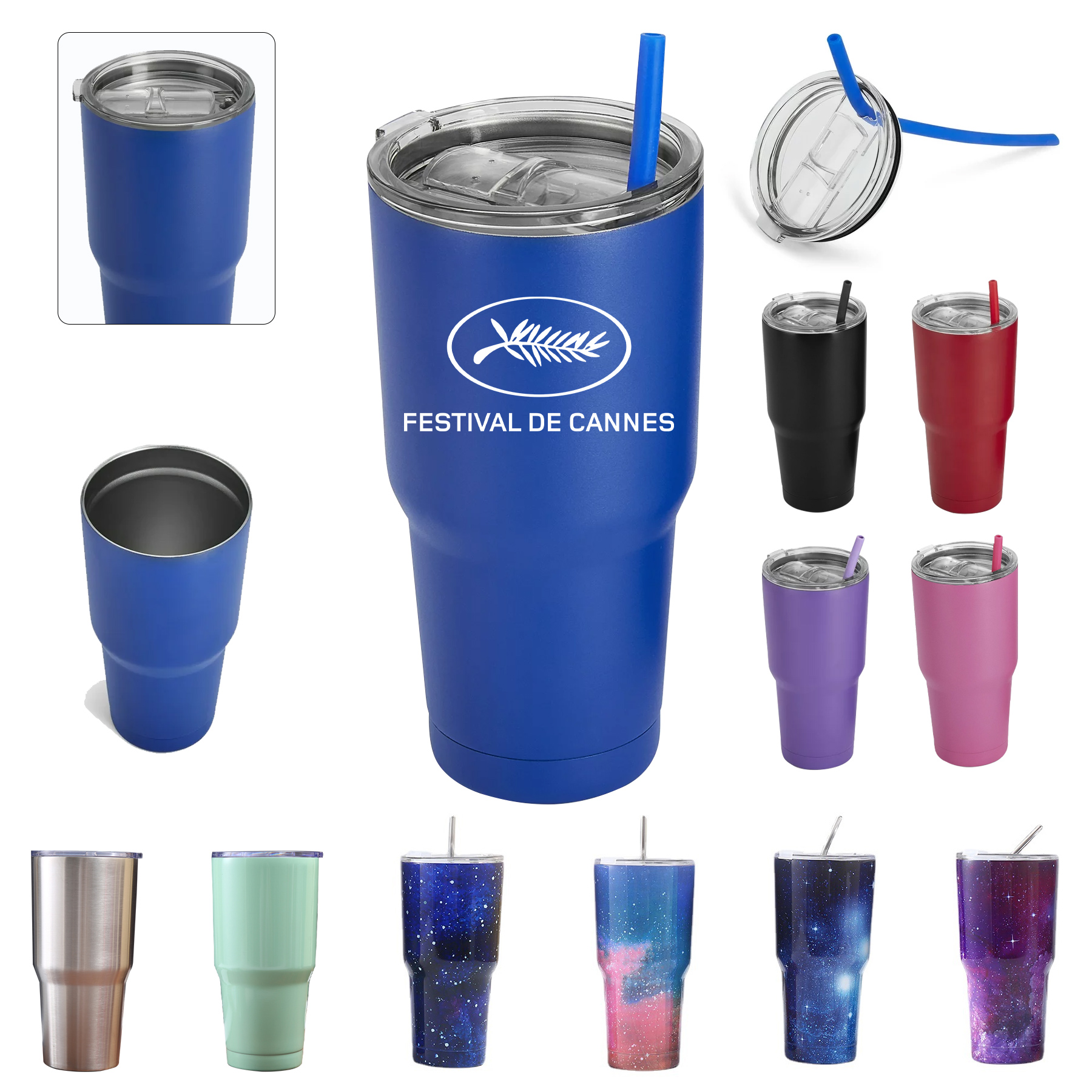 30 oz Powder Coated Tumbler 6