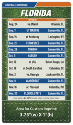 Magnet Football Sport Schedules - 4x7 Round Corners - FLA