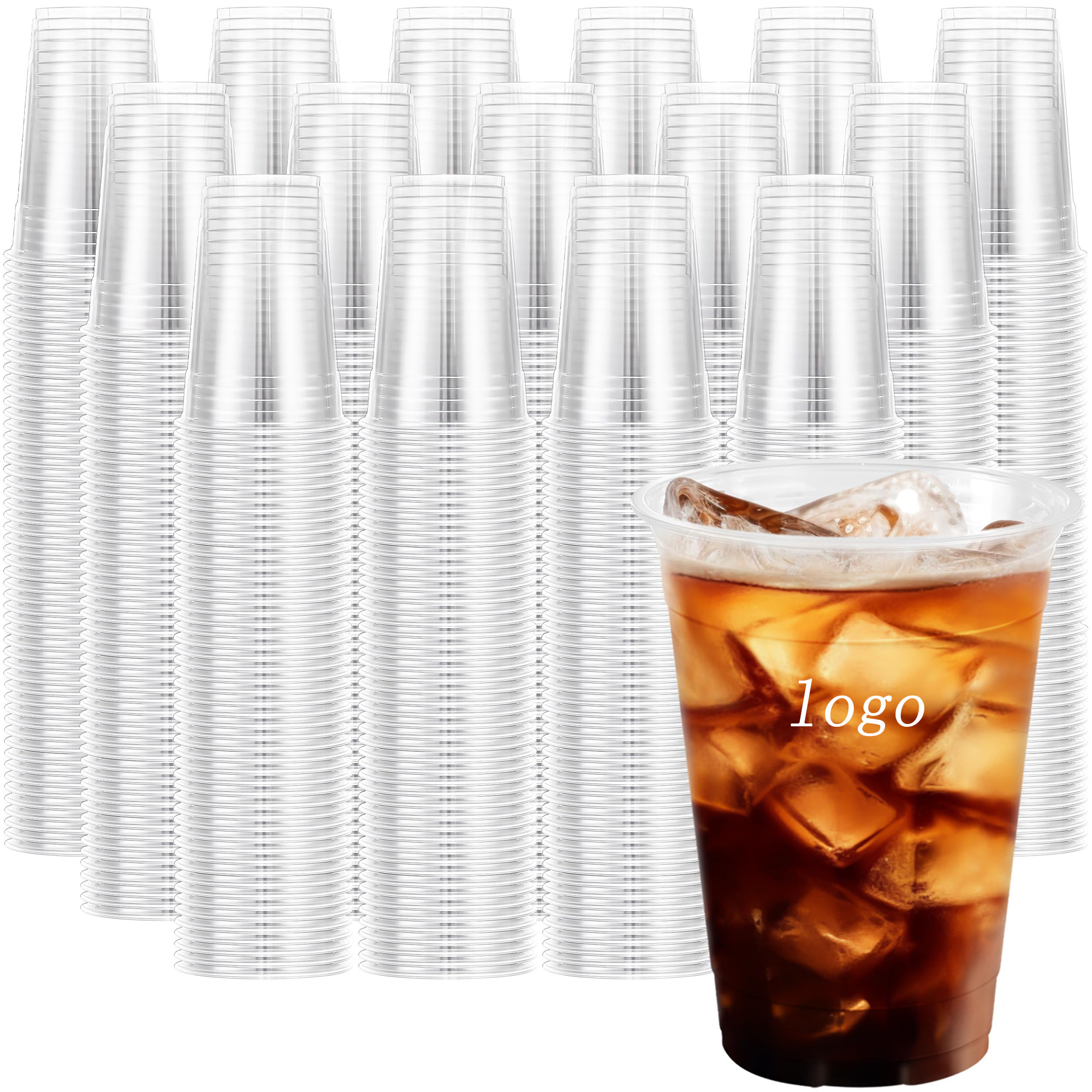 16oz Iced Lemon Tea Disposable Beverage Cup 4