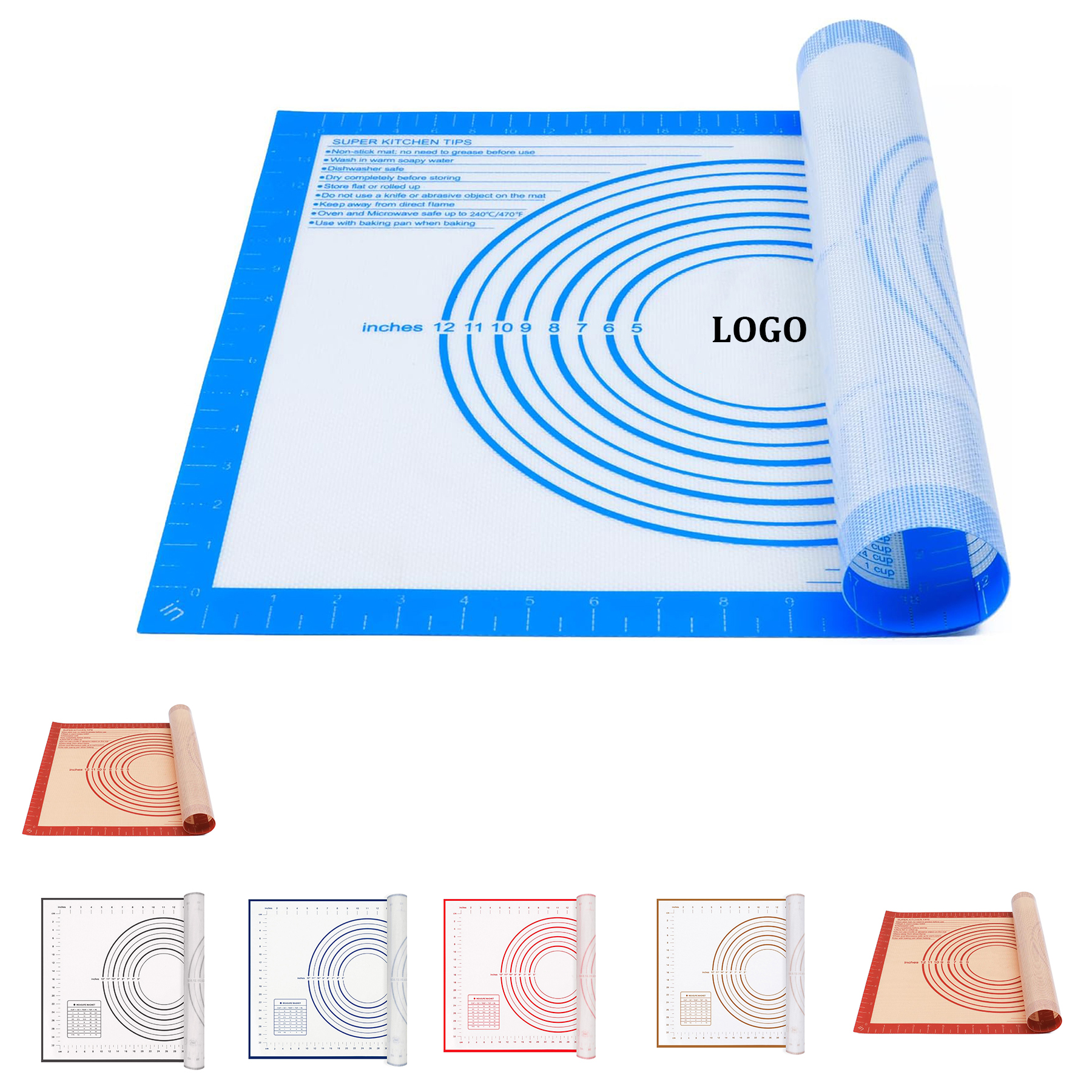 Nonstick Silicone Pastry Baking Large Mat 19