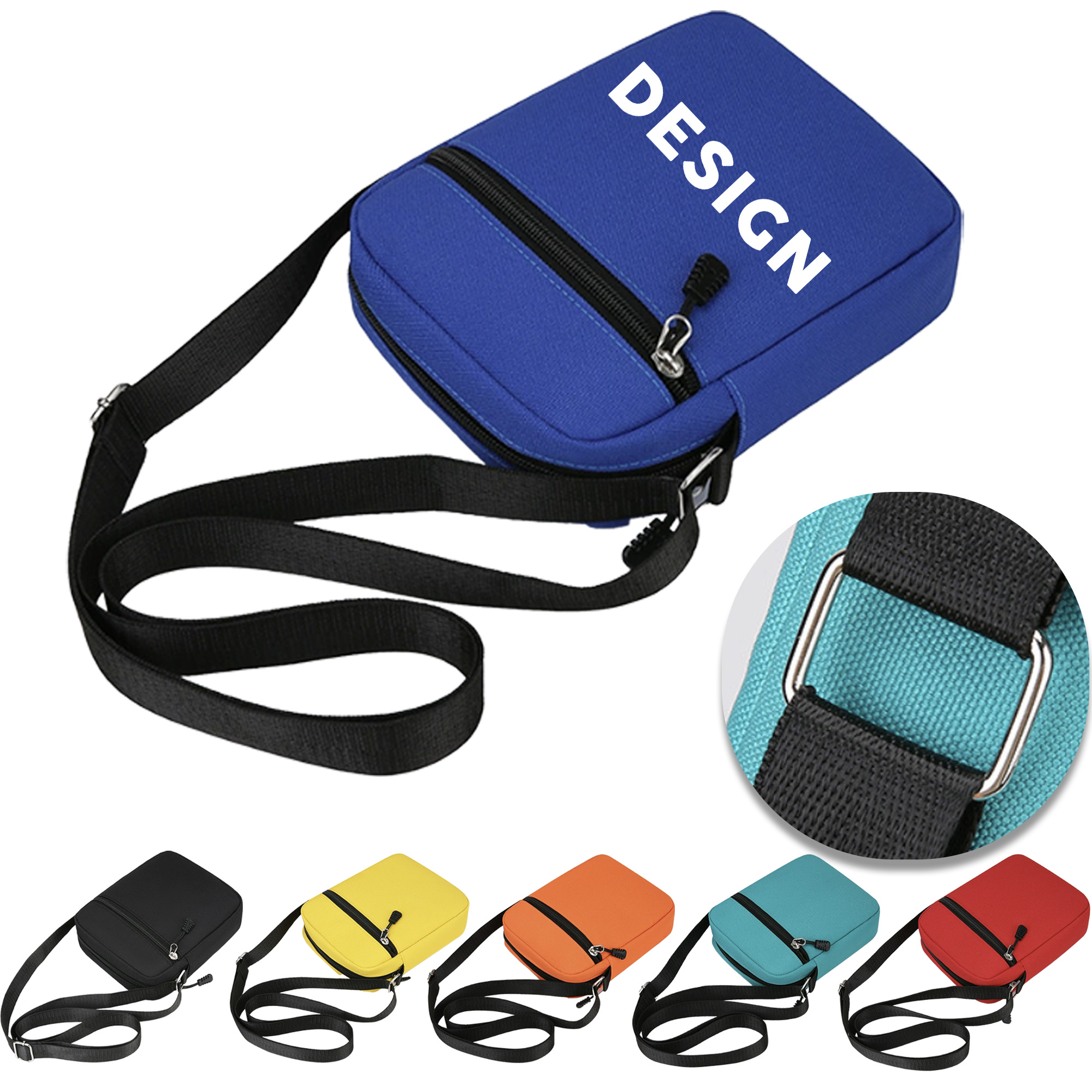 8 * 7 Inch Compact Crossbody Pouch 2