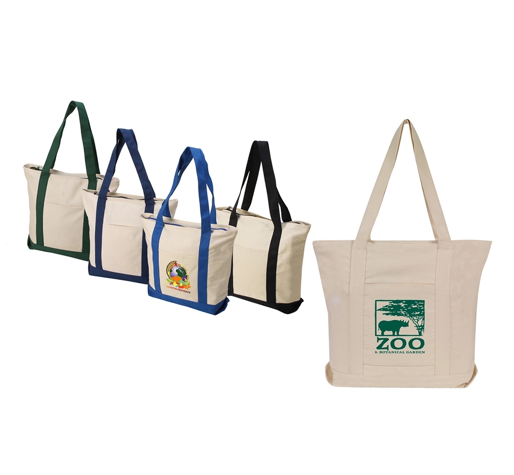 Cotton Boat Tote, custom tote bag with logo imprint 3