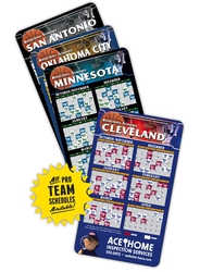 Magnet Sport Schedules - 3.5x6 Basketball Round Corners 40 Mil Outdoor Safe