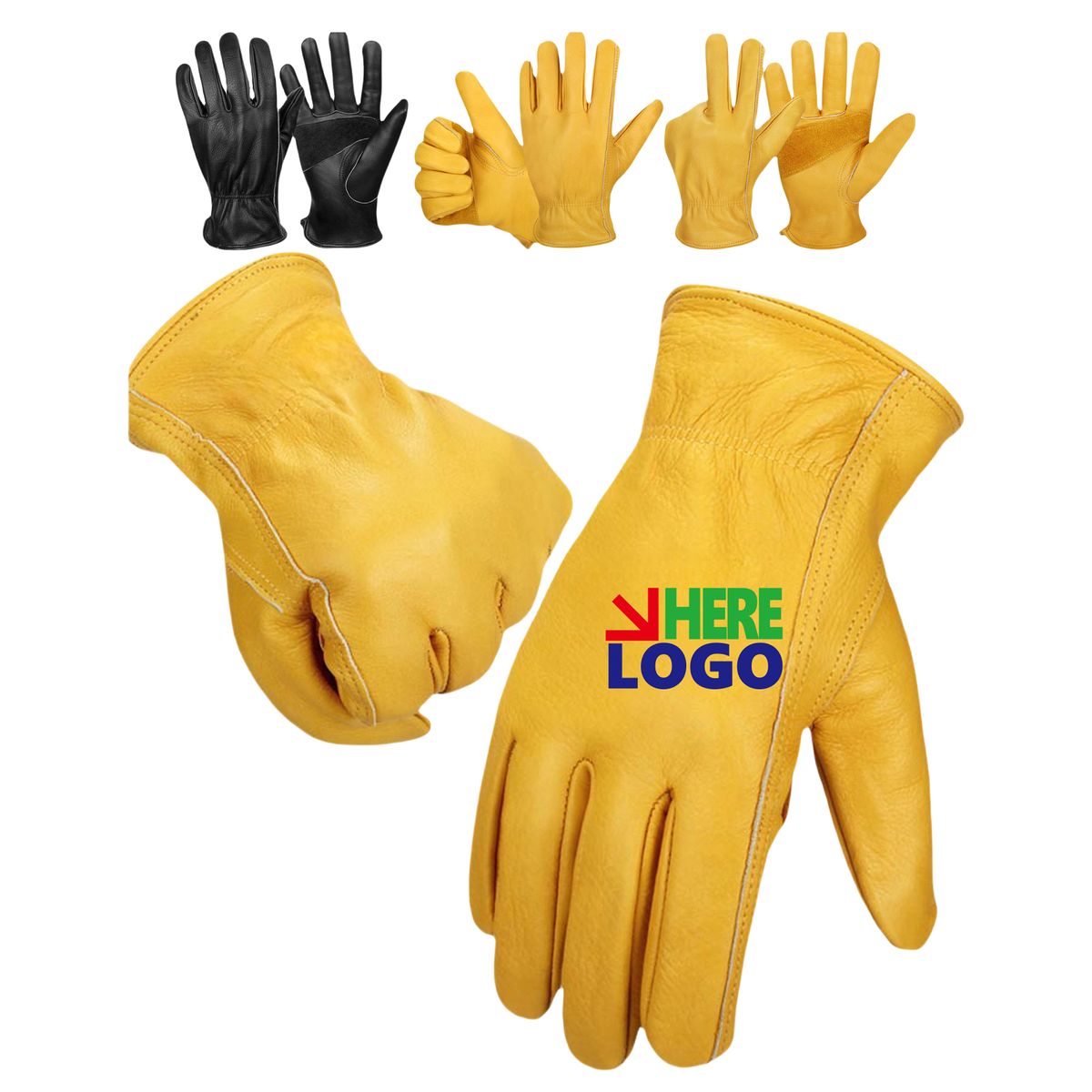 Premium Leather Work Gloves MOQ20 4