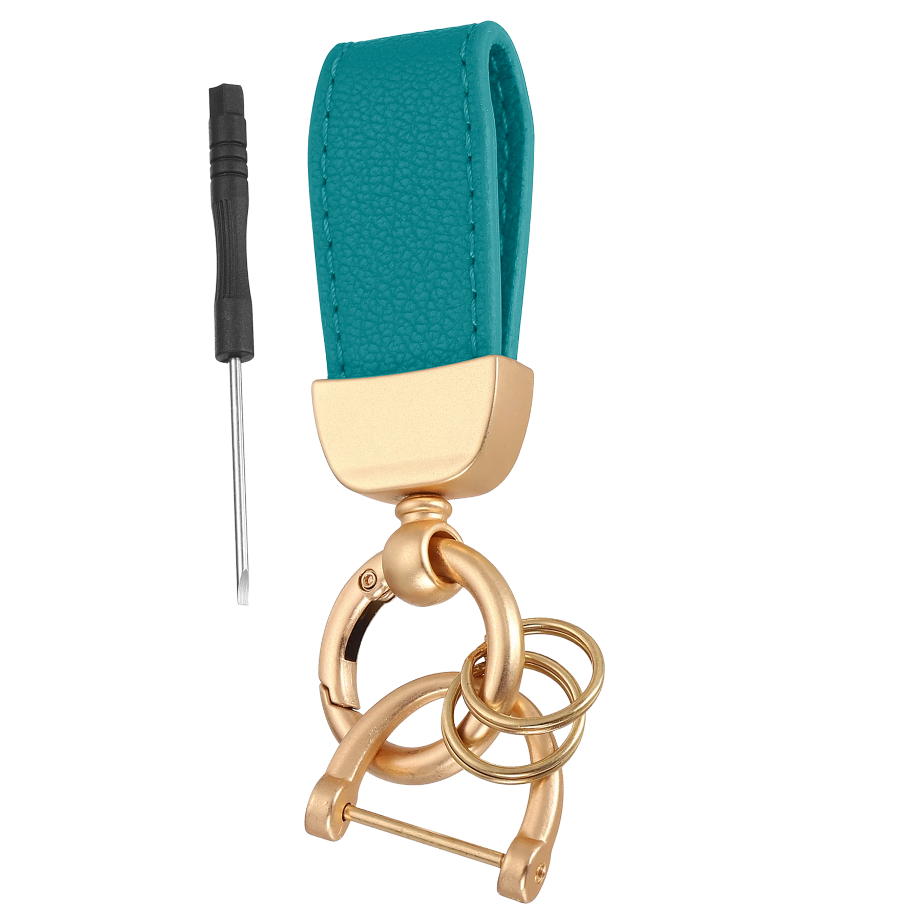 Zinc Alloy PU Keychain With Screwdriver Accessory (MOQ: 100pcs) 5