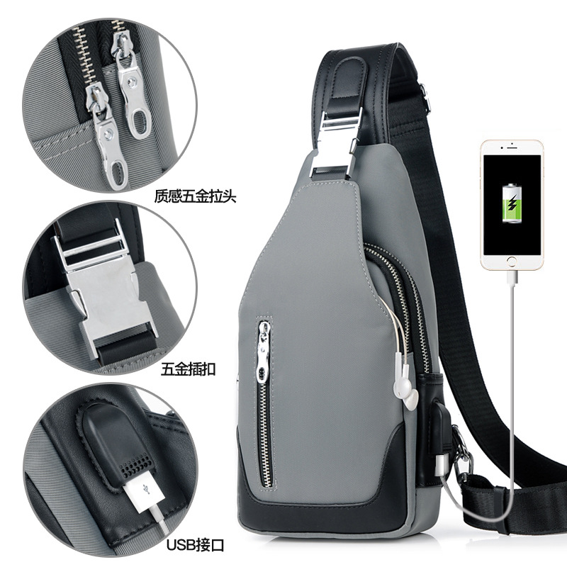 Travel Crossbody Bag with USB