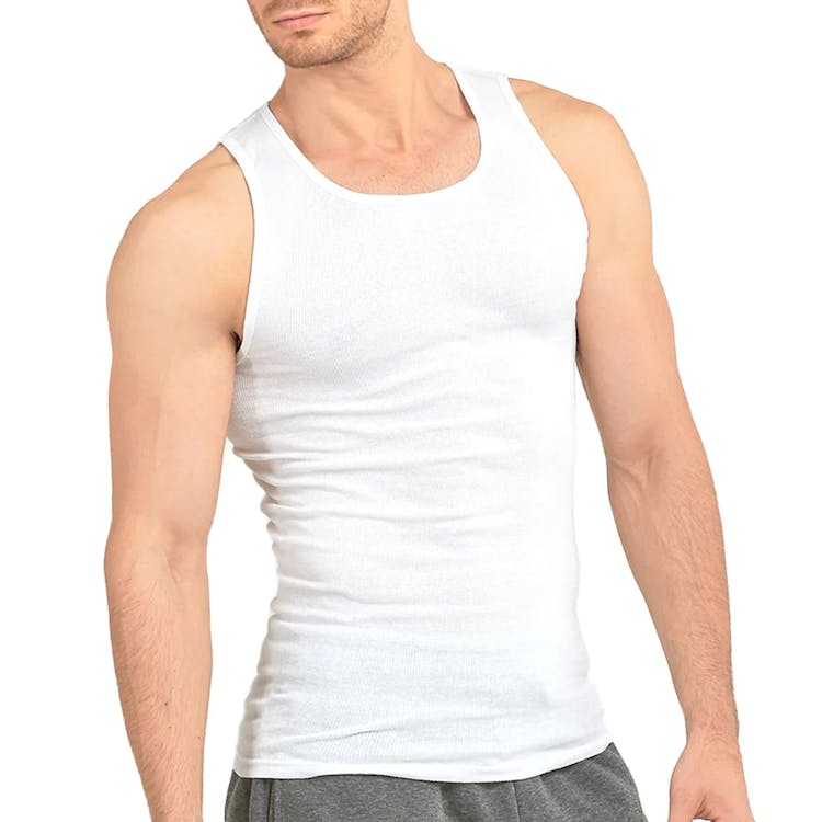 Men's Tank Tops - White Size Medium 3 Pack 3
