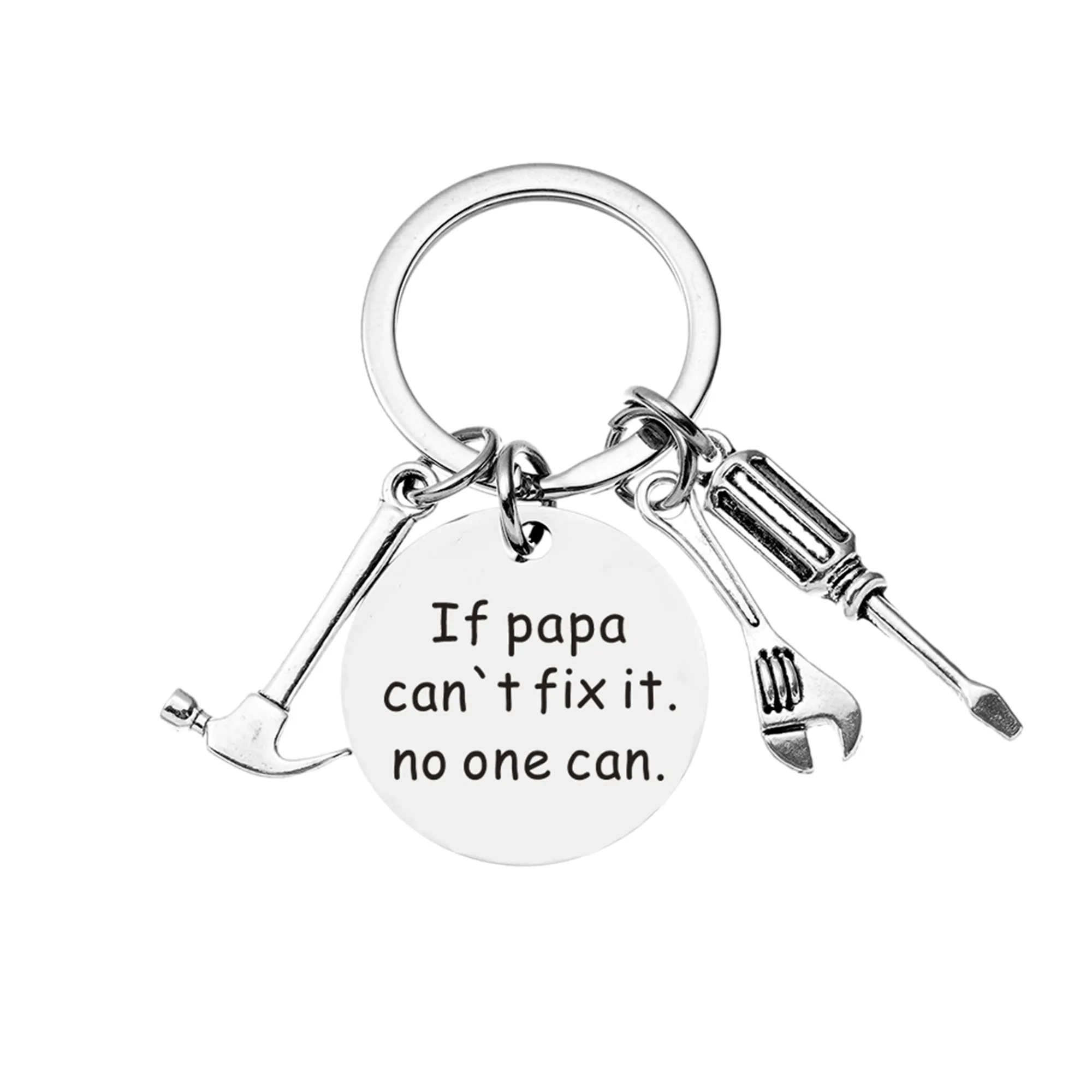 Multifunctional Keyring With Mini Hammer Screwdriver Wrench 10