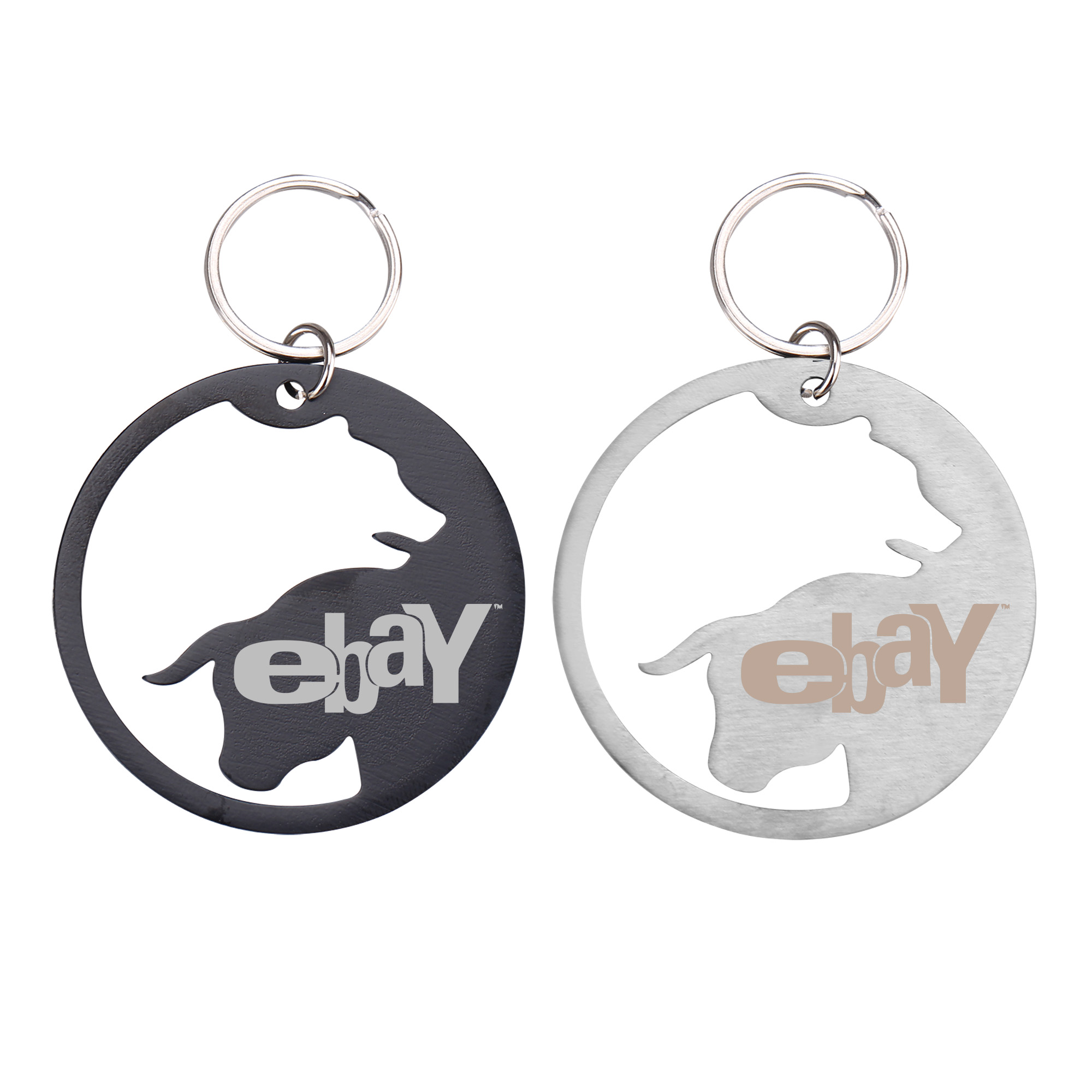 Bull and Bear Stainless Steel Bottle Opener KeyChain 7