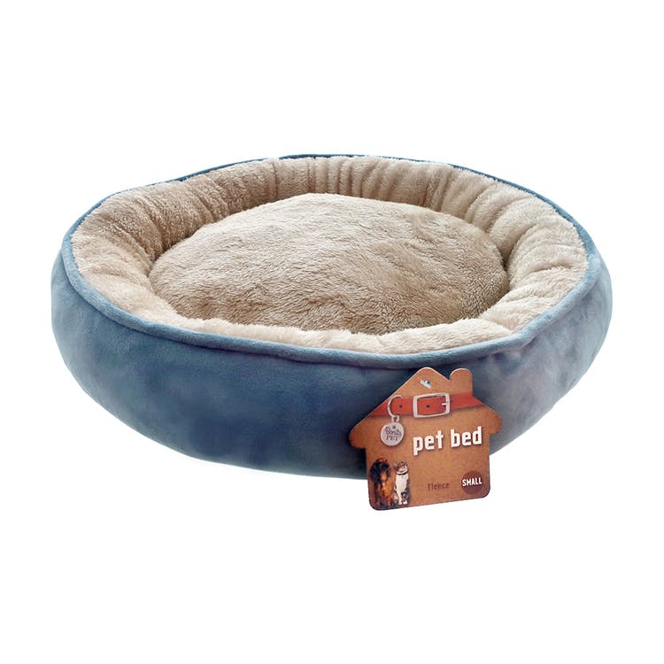 Fleece Pet Beds - Blue Small 3