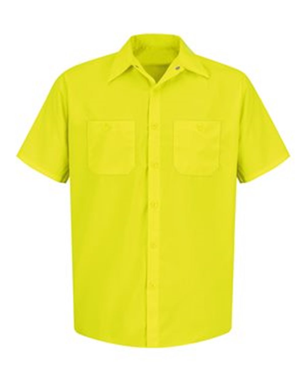 Men's Tall Enhanced Visibility Short Sleeve Work Shirt - SS24T