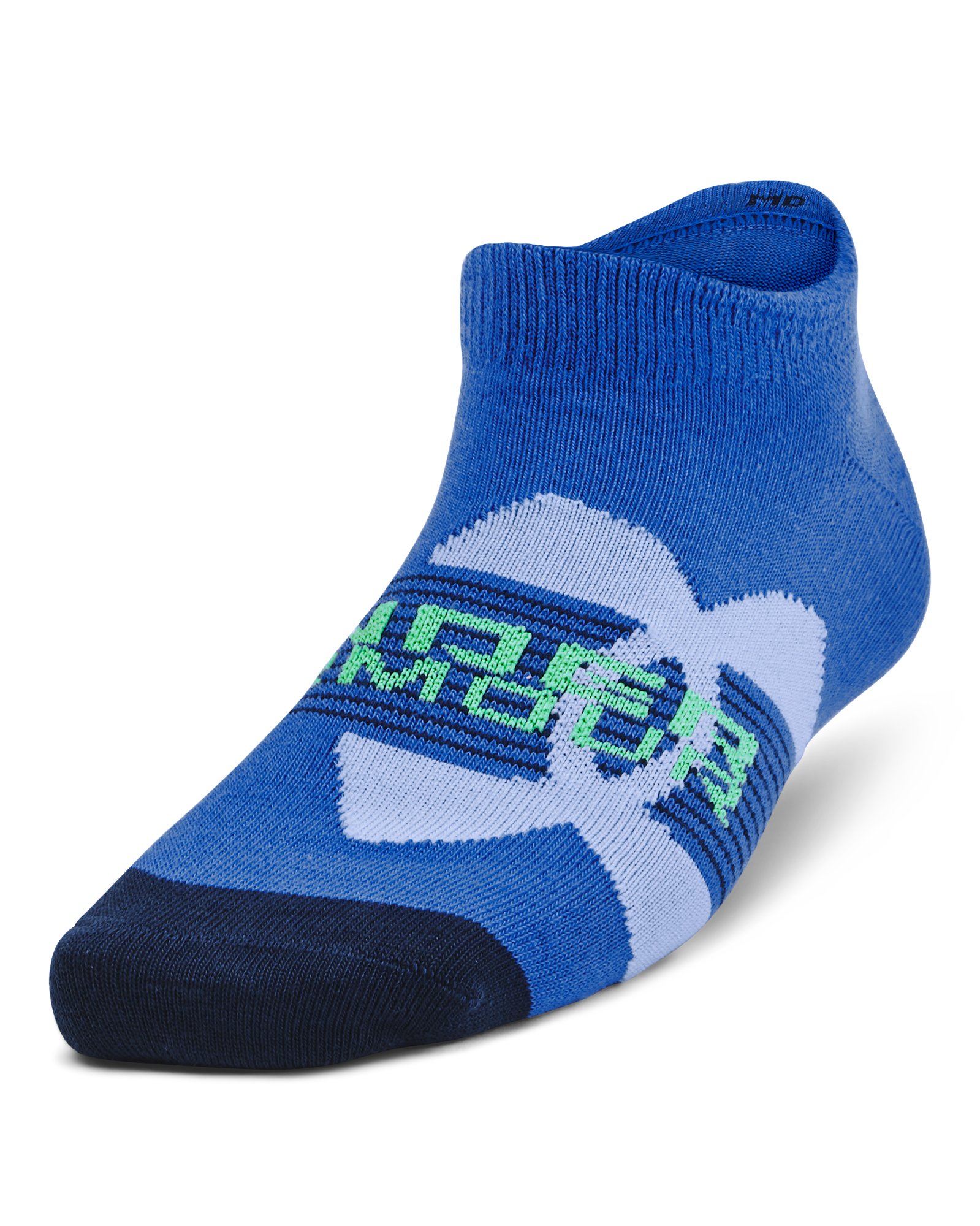 UA Essential Kids' 6-Pack No Show Socks 17