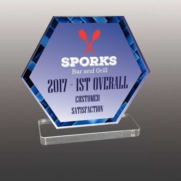Stock Acrylic Award - Full Color 4