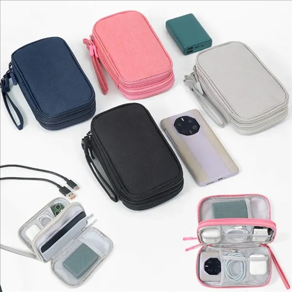 Electronic Accessories Storage Bag for Work, School and Travel 6