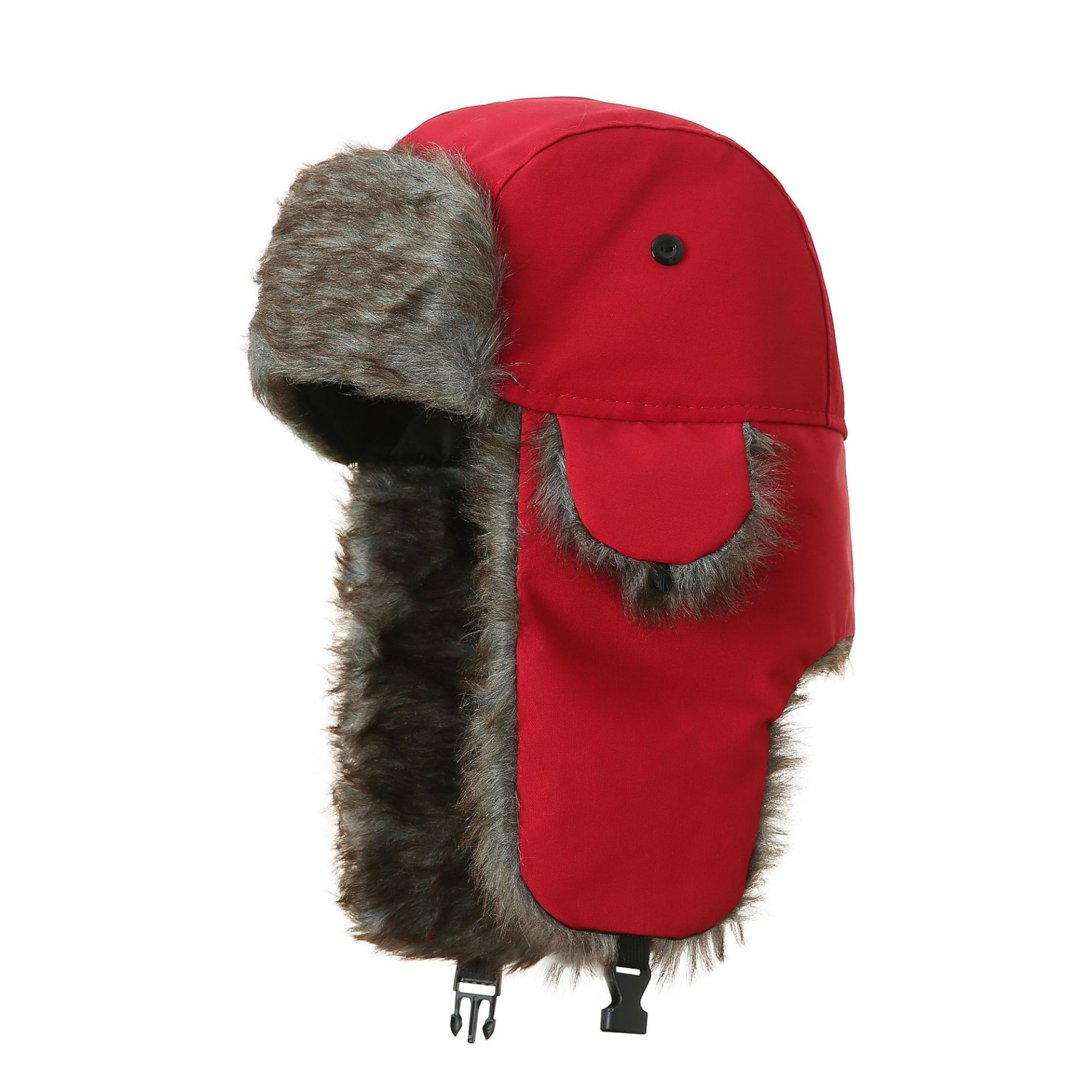 Insulated Faux Fur Aviator Hat for Snowy Conditions 12