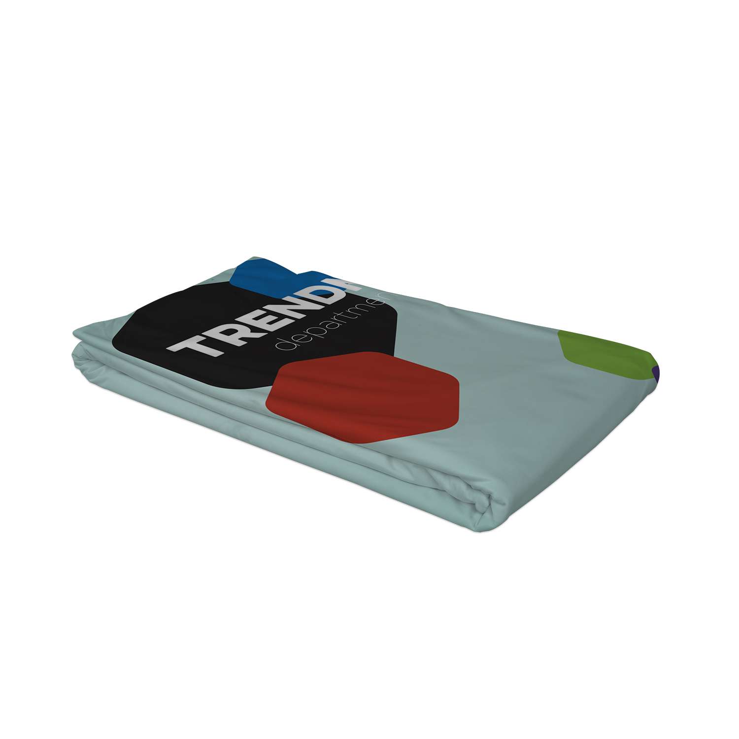 10' Curved Splash Floor Display Wrap Graphic Panel (Recycled Polyester Knit)