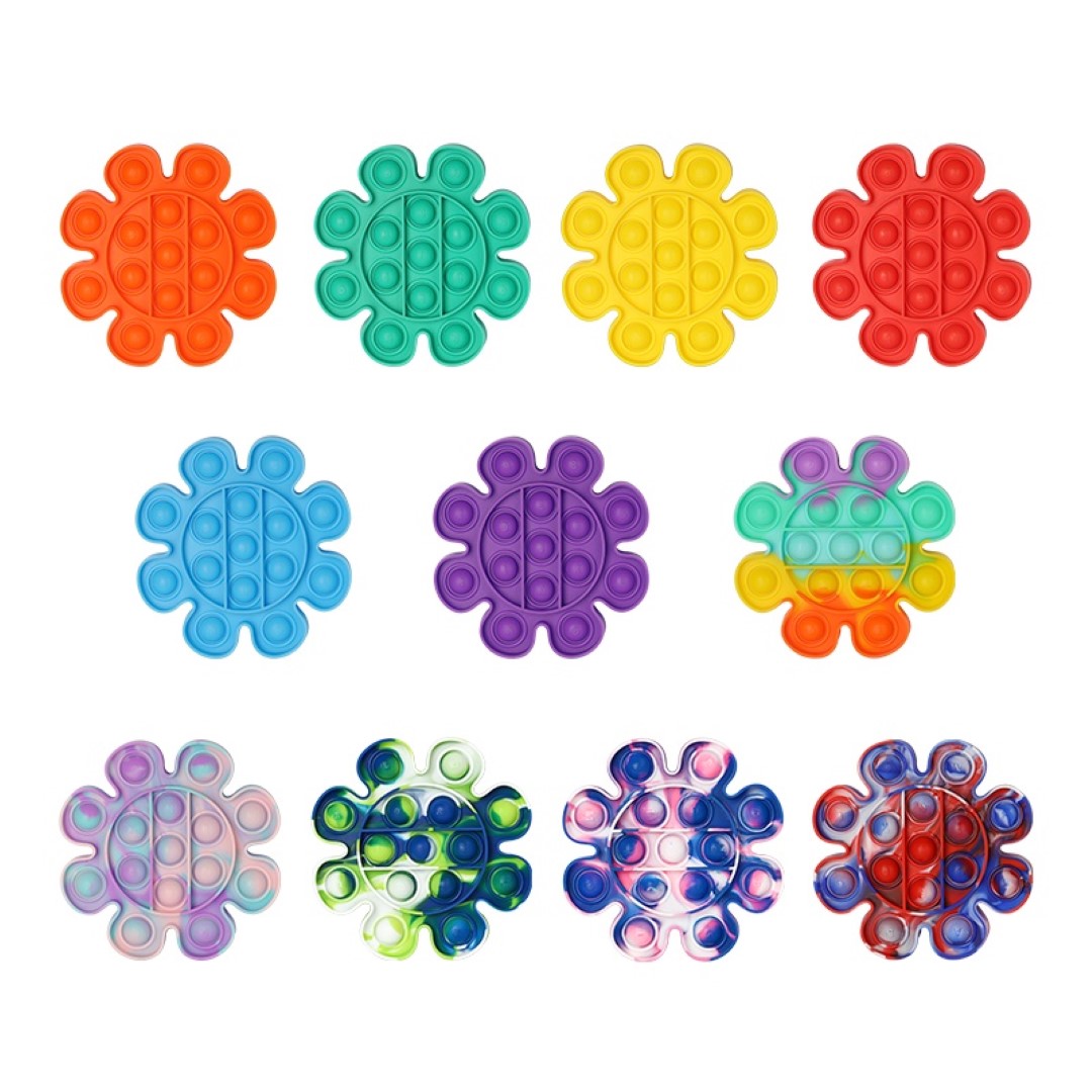 Flower Shape Silicone Fingertip Toy