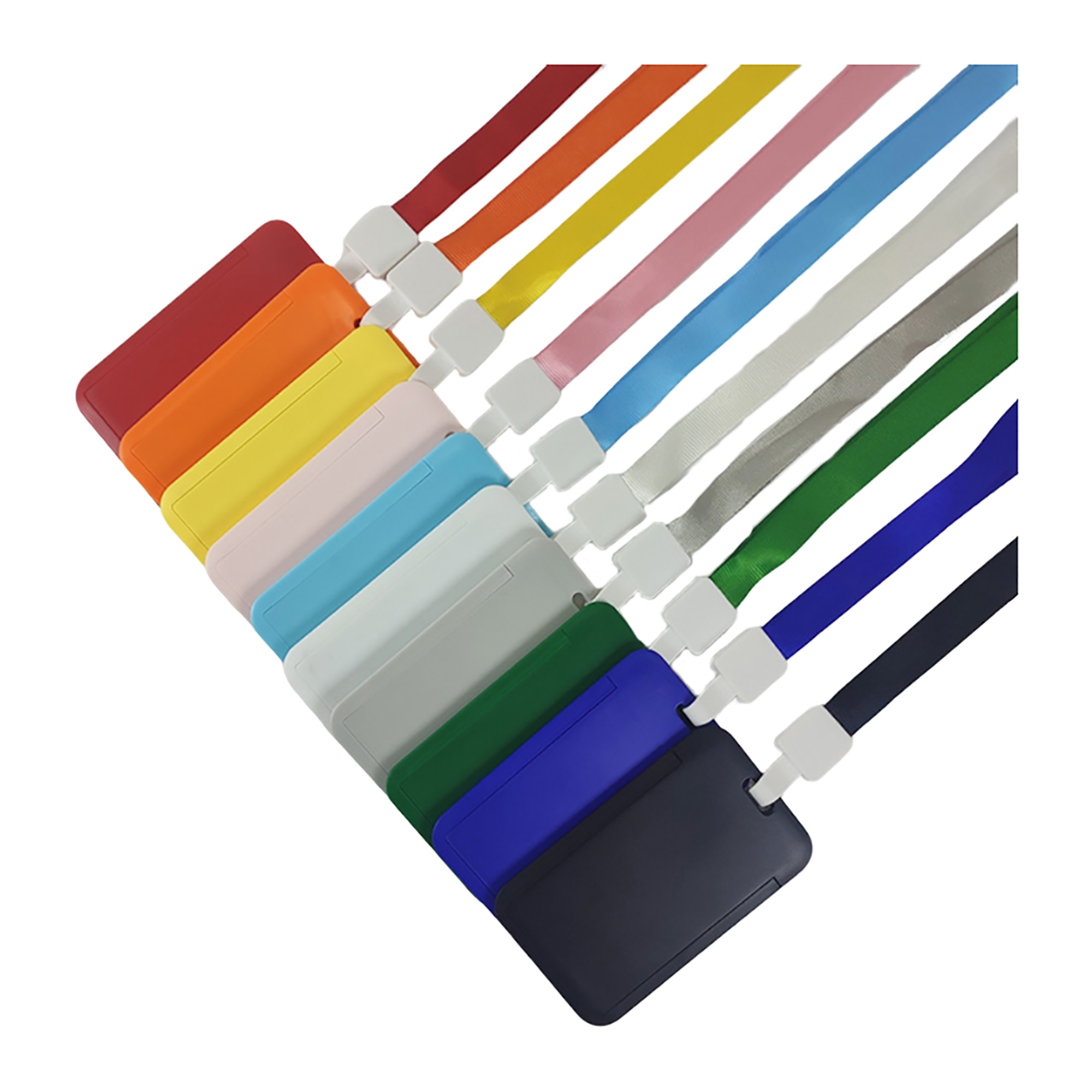 Polyester Neck Strap With ID Work Card Clip Lanyard 9