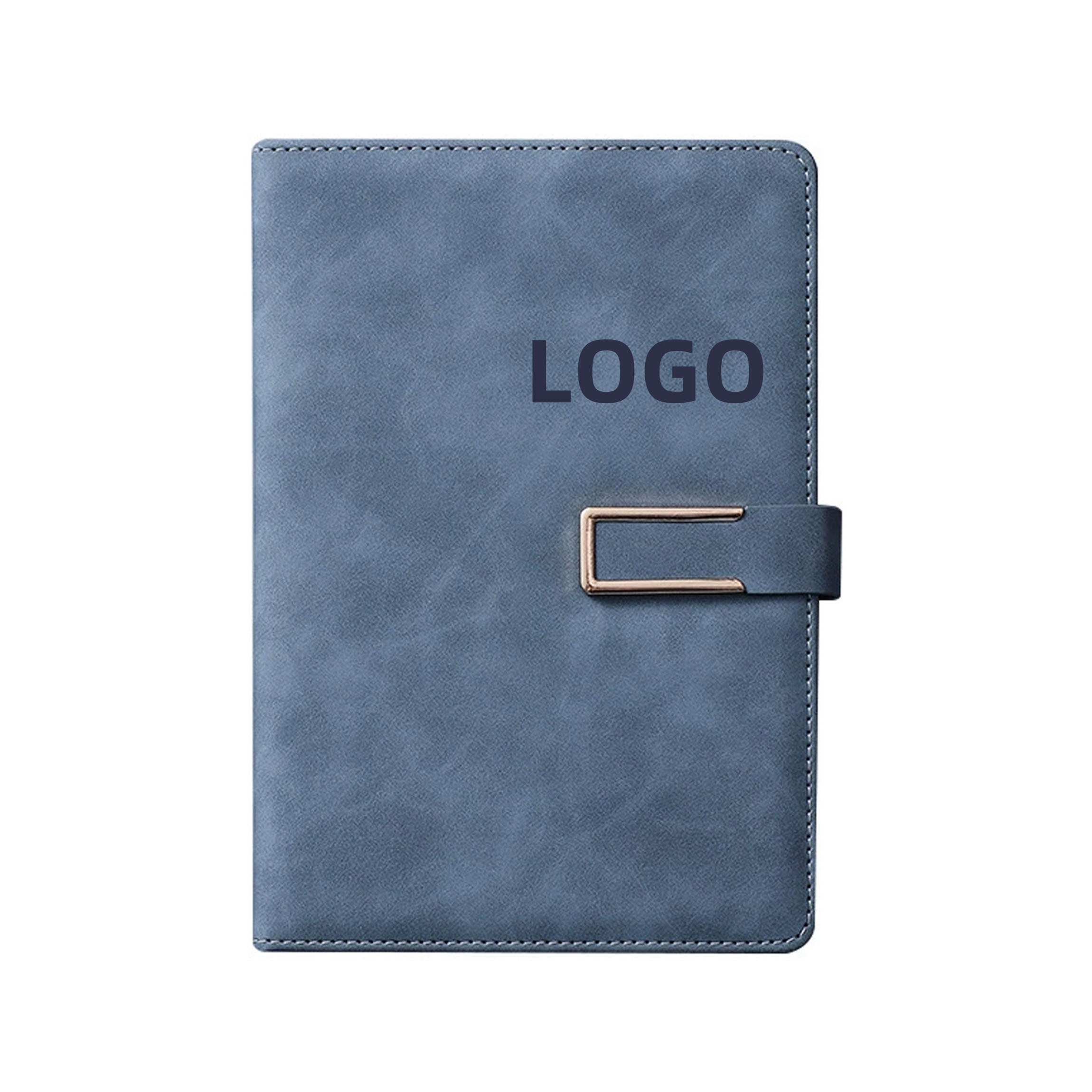 A5 PU Business Notebook Fashion Notebook Metal Notebook
