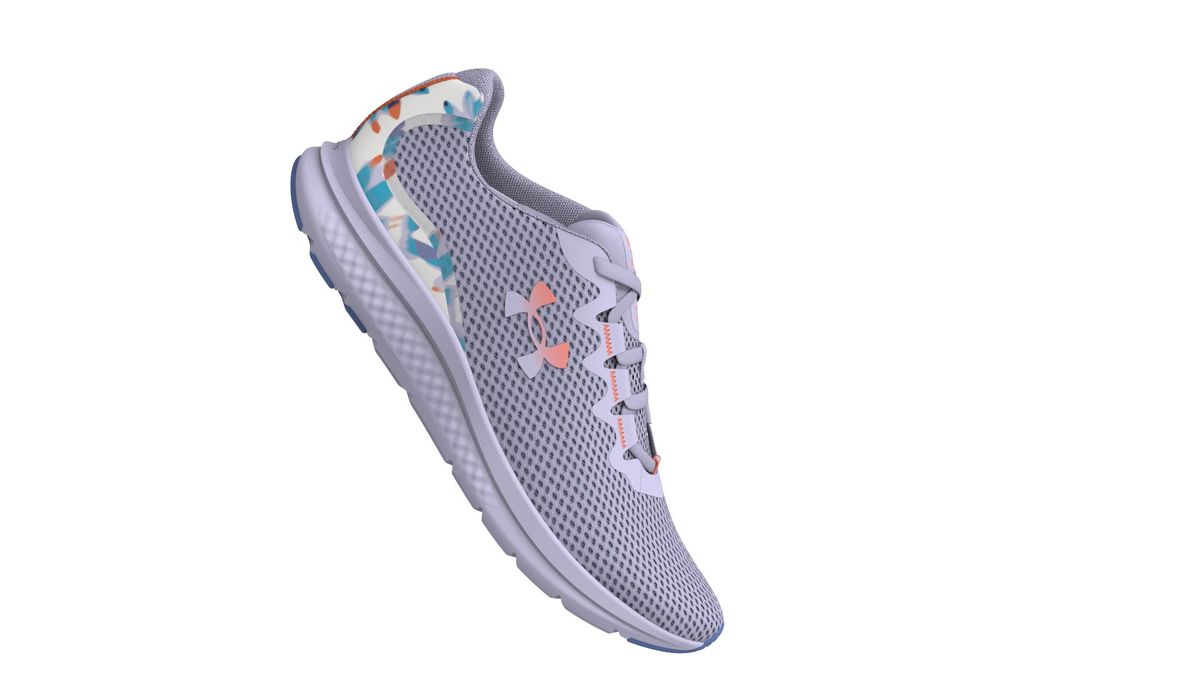 Women's UA Charged Impulse 3 Printed Running Shoes 2