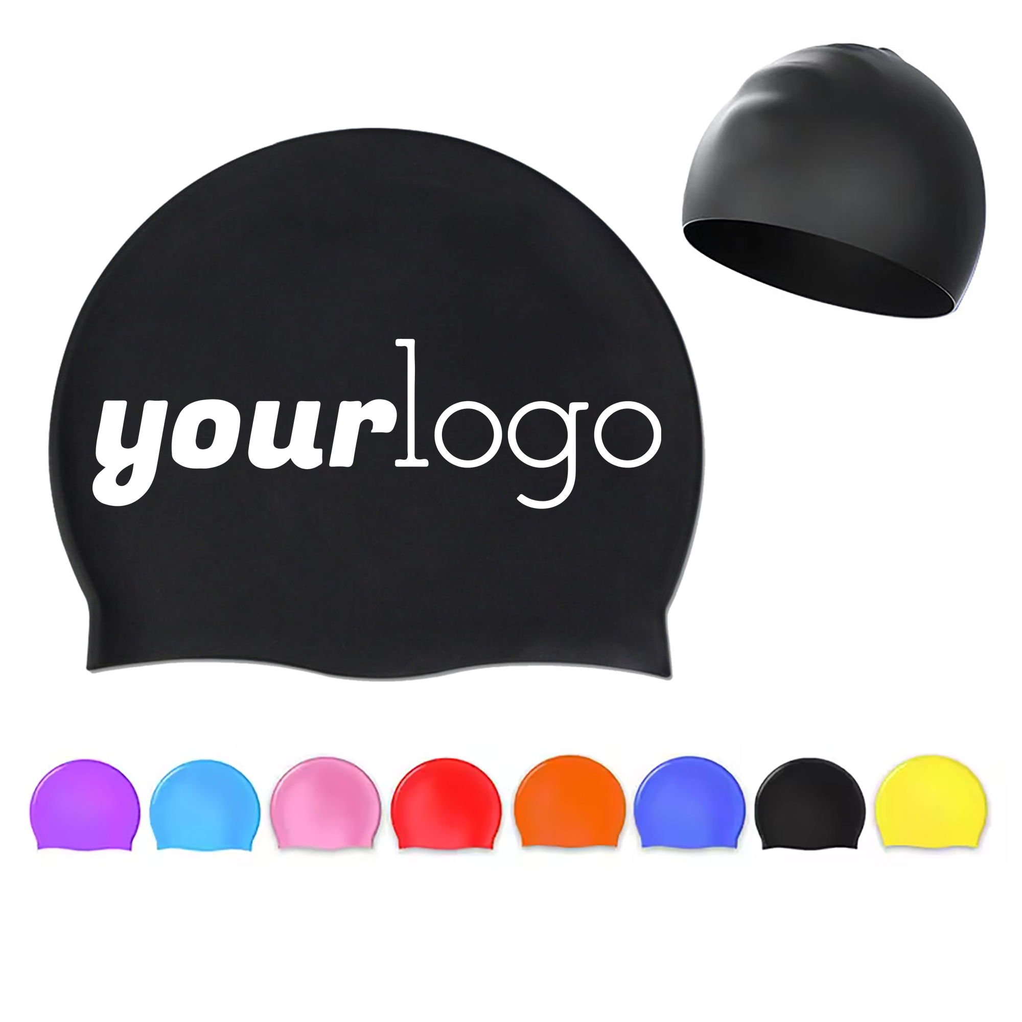 Adult Silicone Swim Cap 13