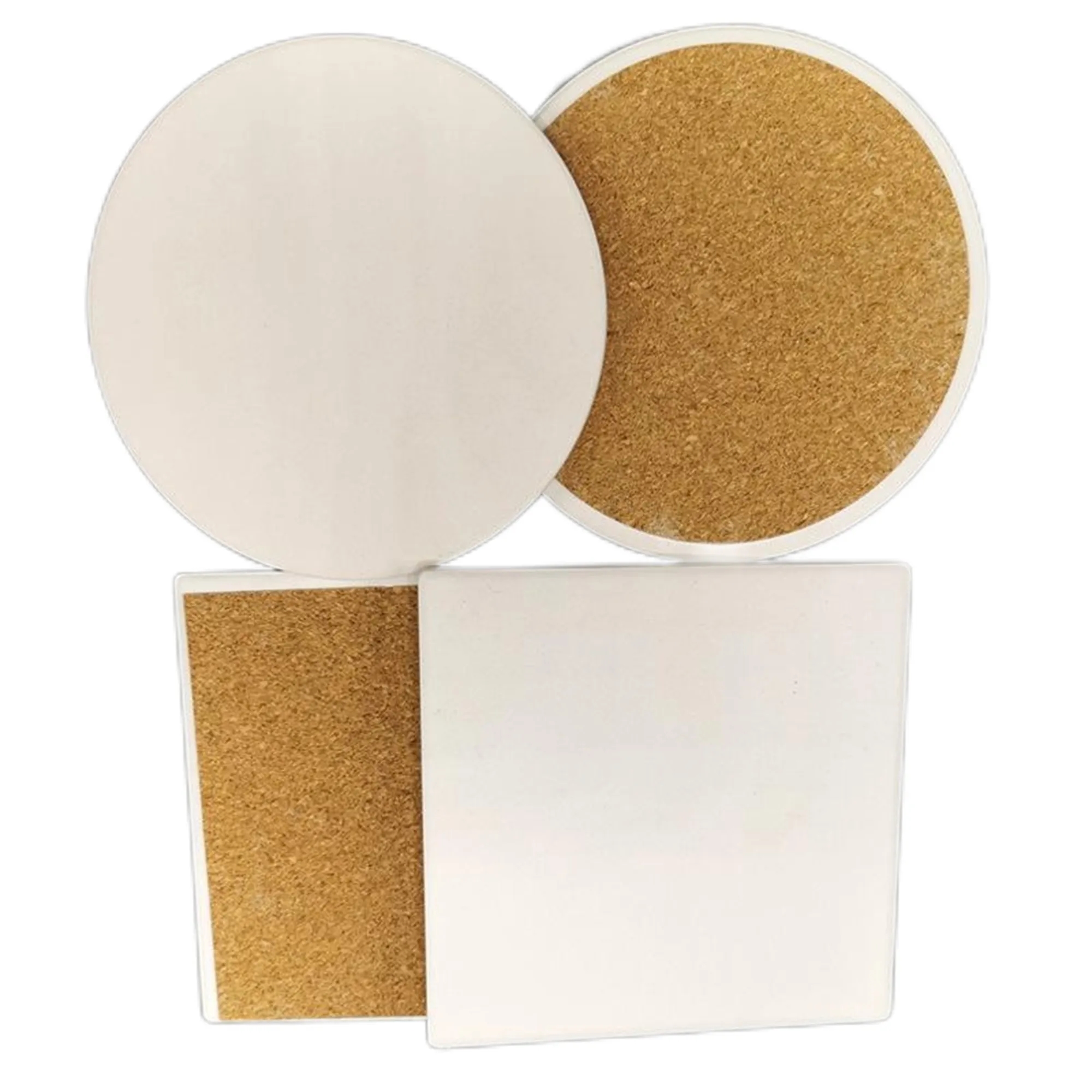 Round And Square Ceramic Coasters