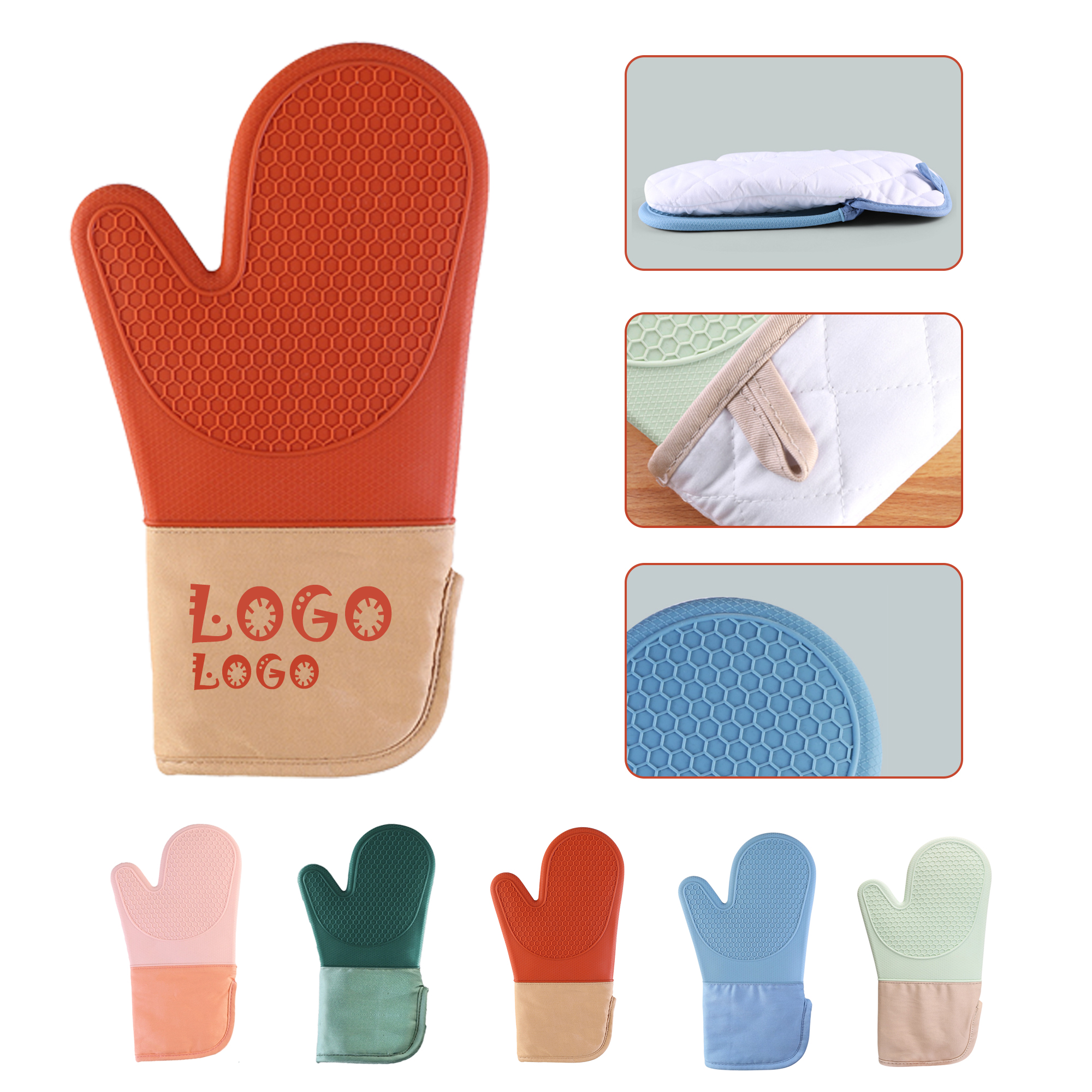 Silicone Oven Mitts 3