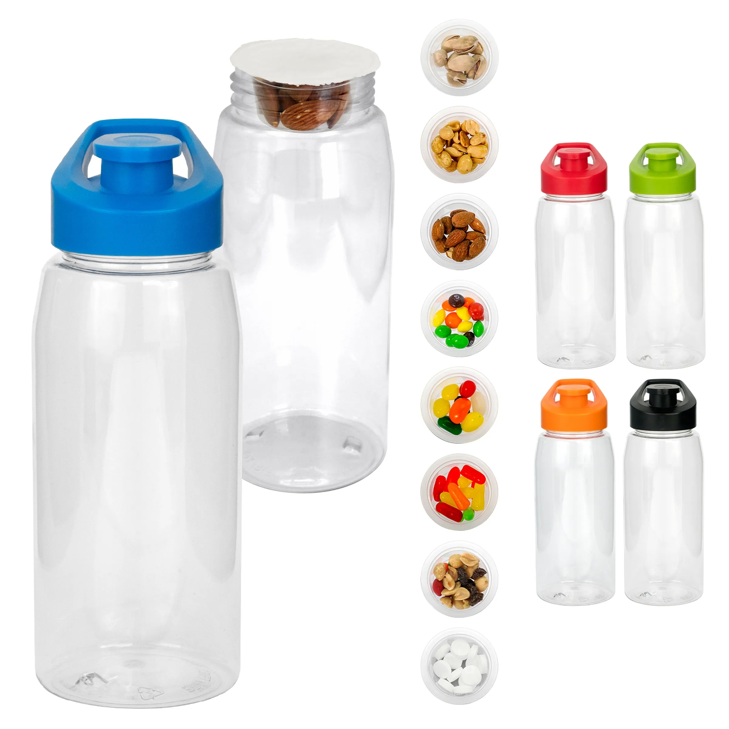 Easy Pour 25 oz. Recycled Snack Bottle 4