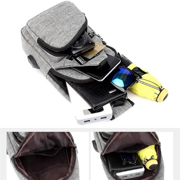 Custom USB Charging Crossbody Sling Bag — On the Go Tech & Travel Essentials 2