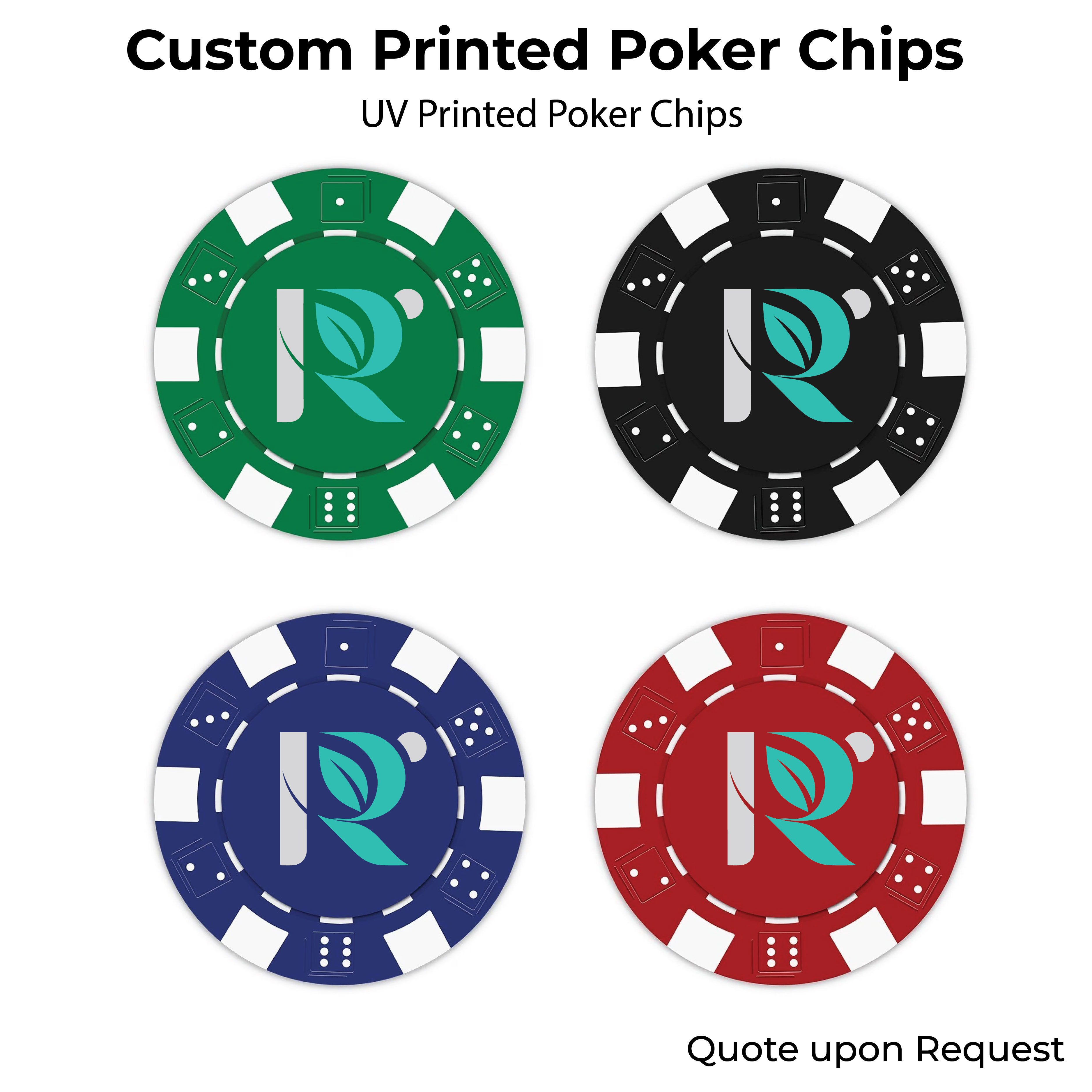 Gray Leatherette 100 Chip Poker Set 15