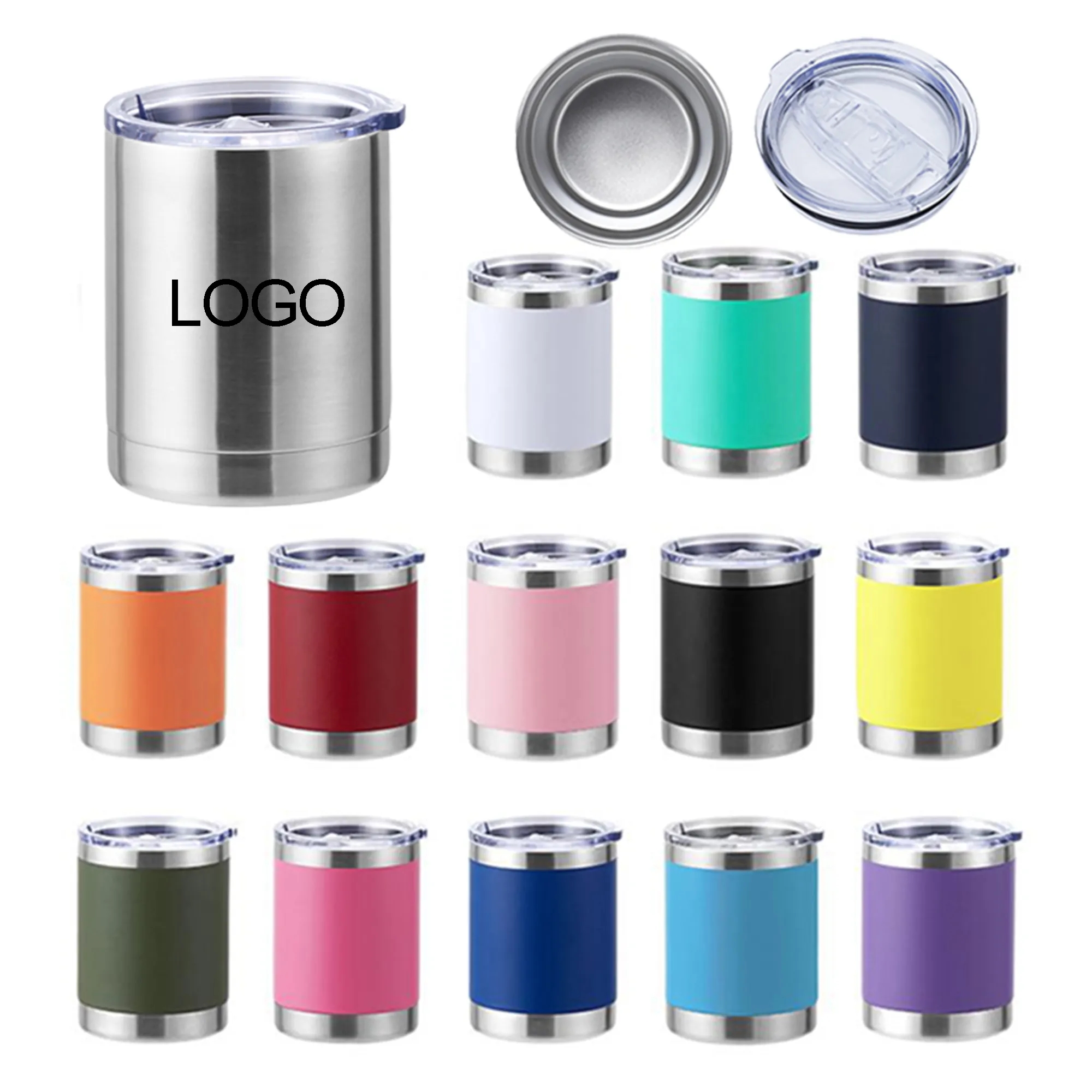 10 OZ Stainless Steel Travel Mug With Lid