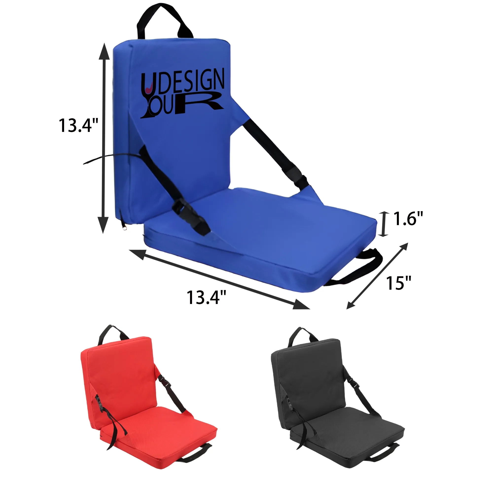 MOQ 50 PCS Portable Folding Stadium Seat Cushion 5