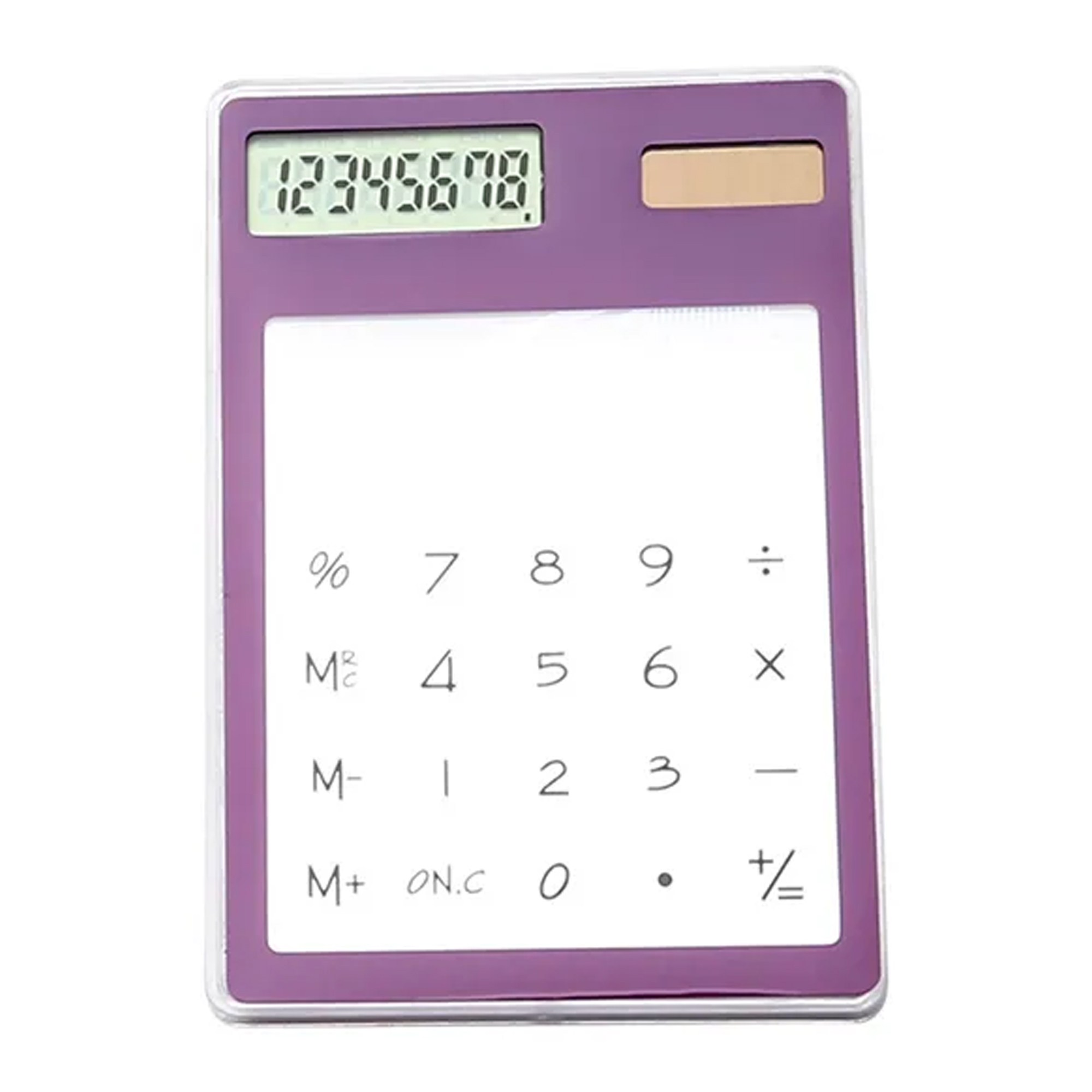 Transparent Solar Desk Calculator 20