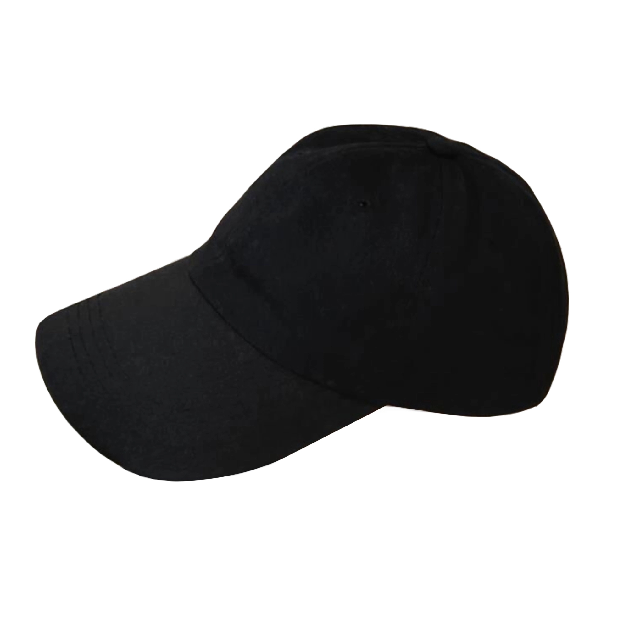 100% Cotton Baseball Cap Adjustable Size 6