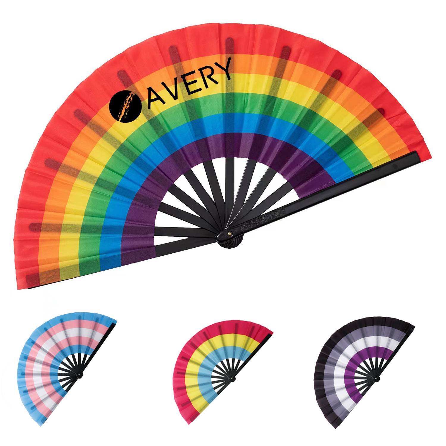 Rainbow Handheld Fan