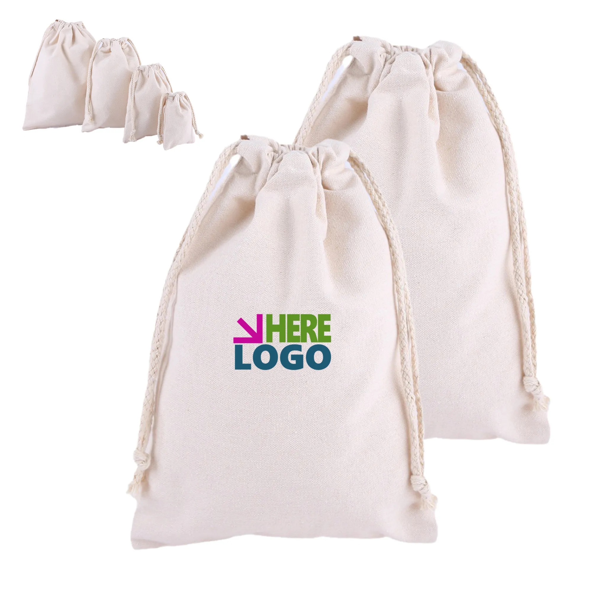 Cotton Drawstring Bag