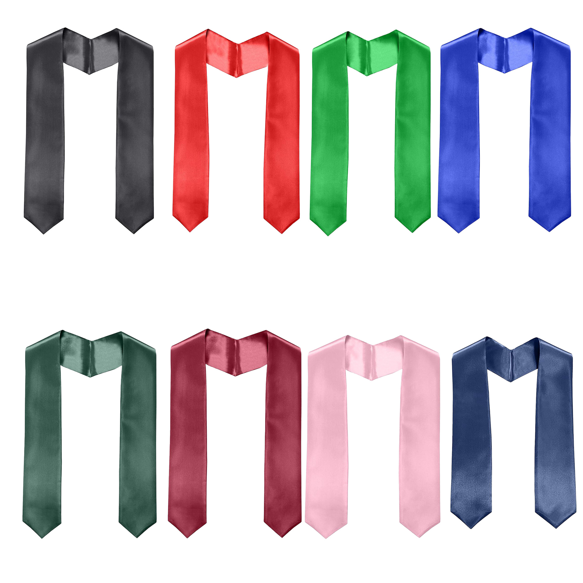 Multi Color Polyester Graduation Stole For Graduation Season 7